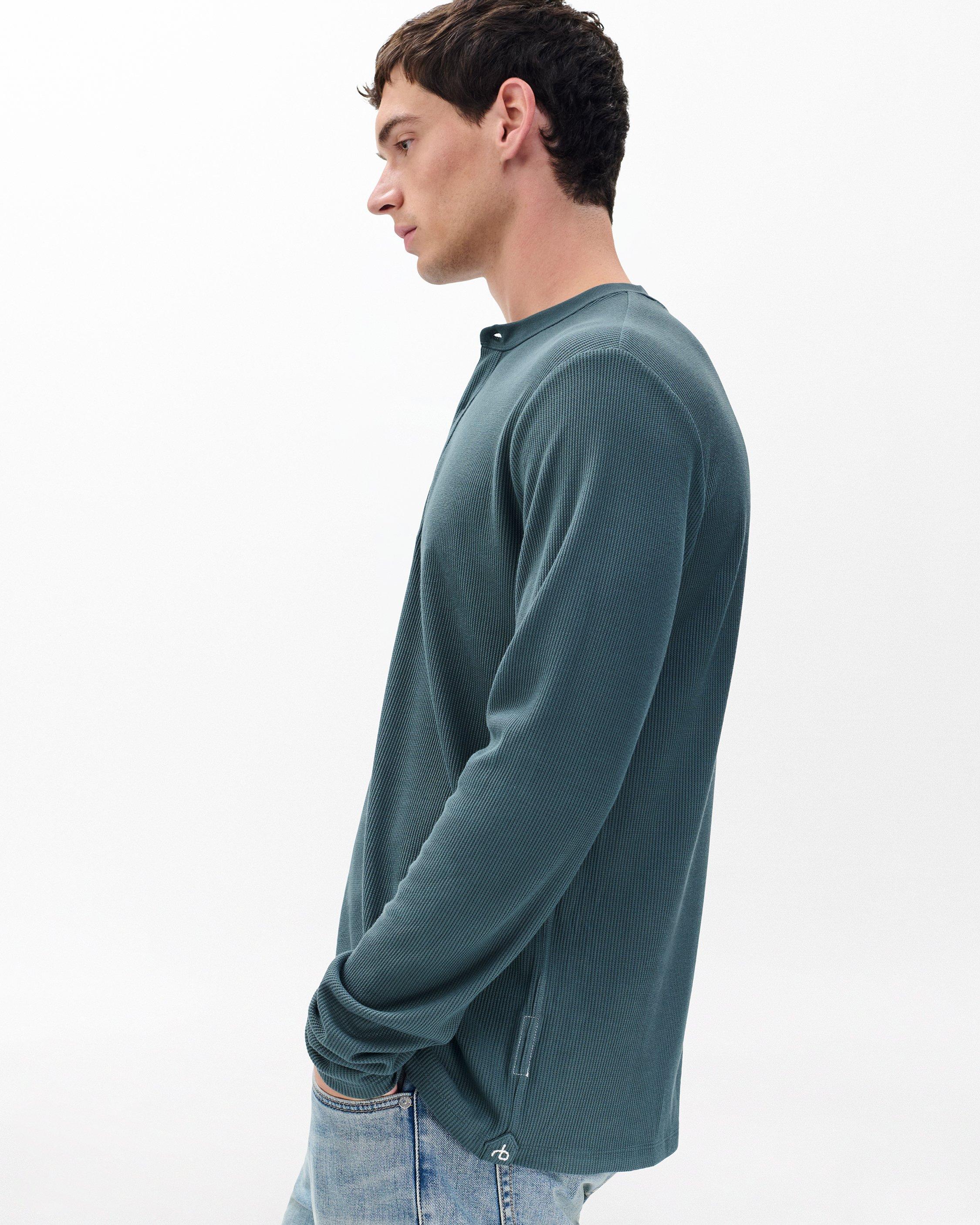 Tech Waffle Henley image number 4