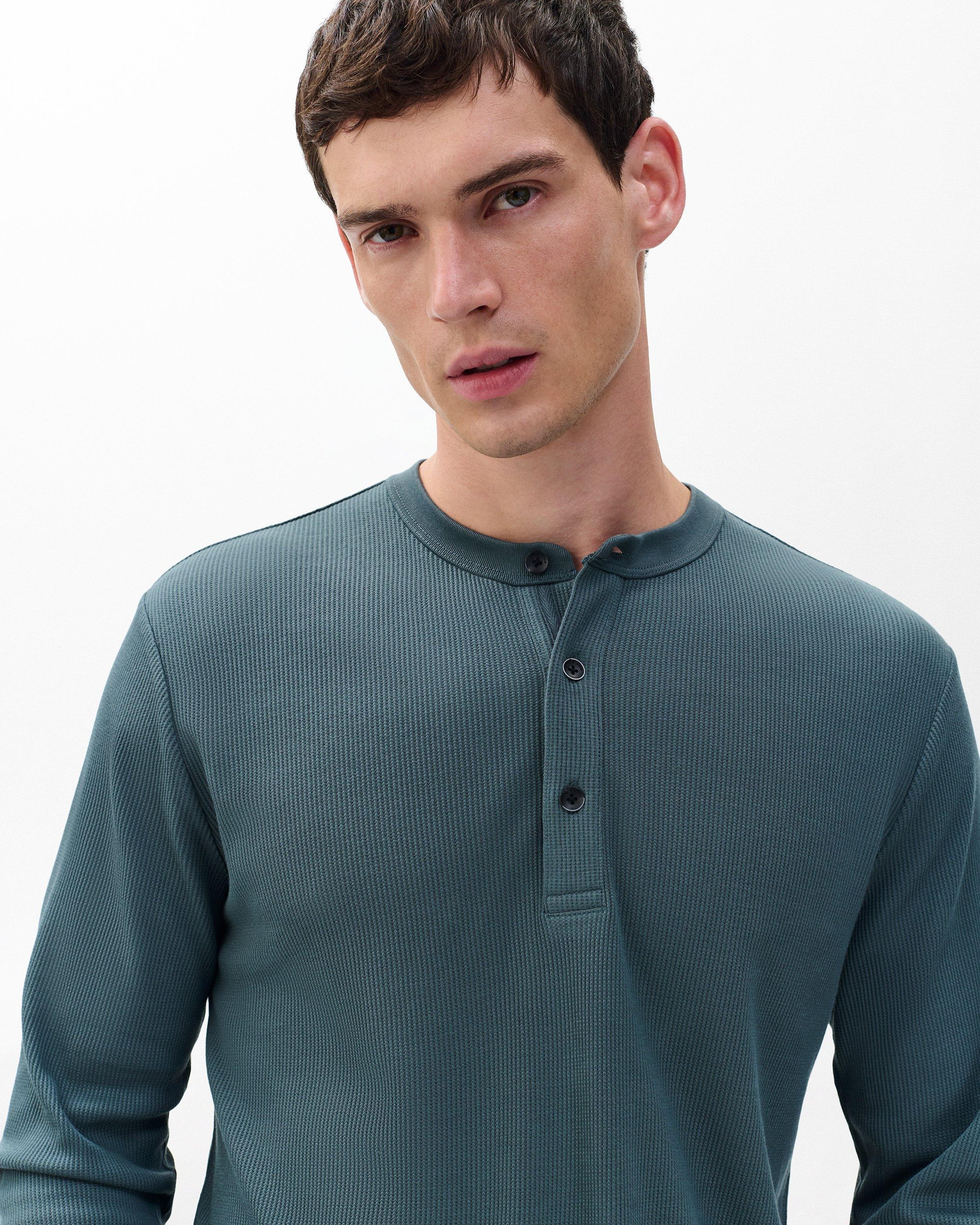 Tech Waffle Henley image number 5