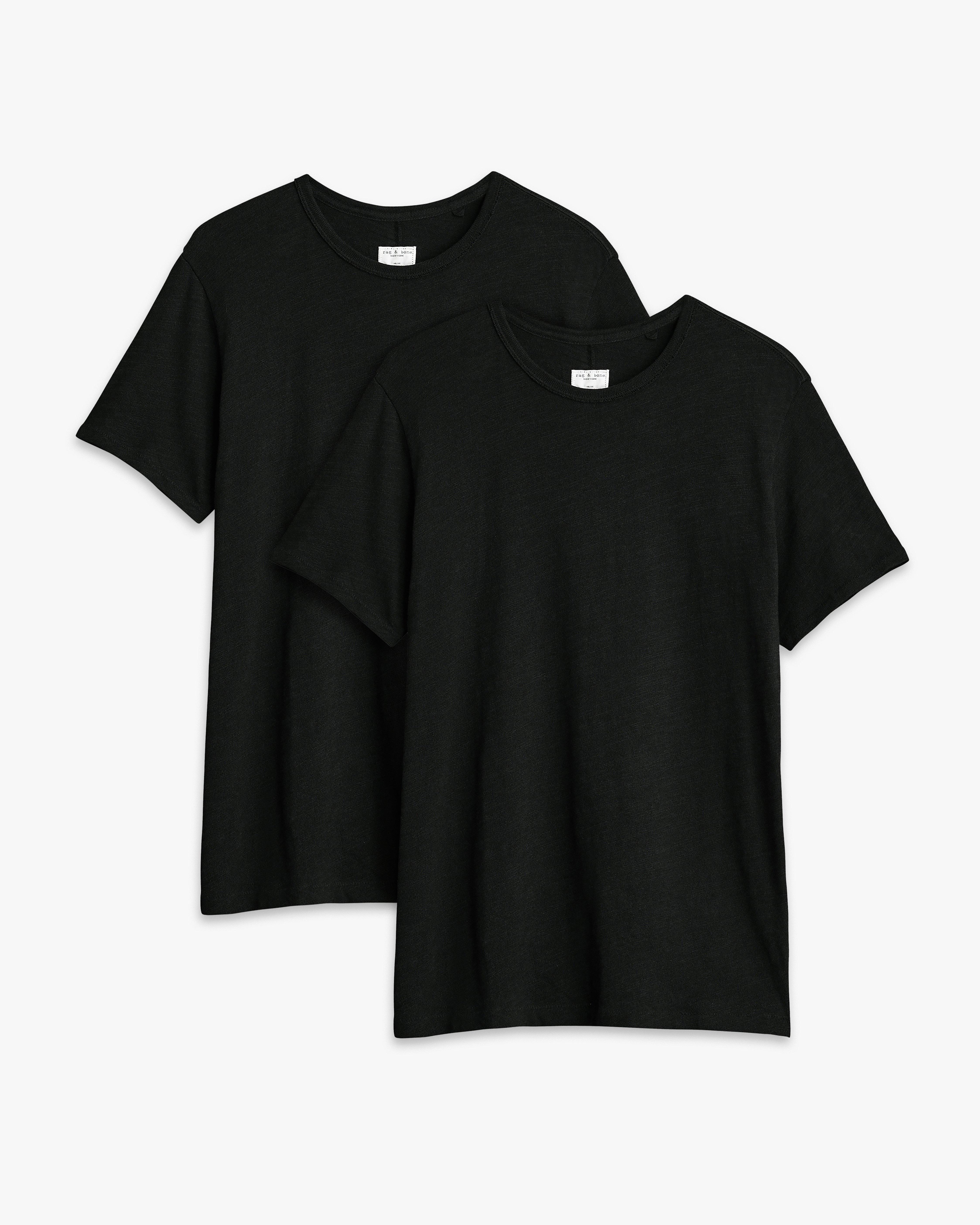 Two-Pack Classic Flame Tee - Black | rag & bone