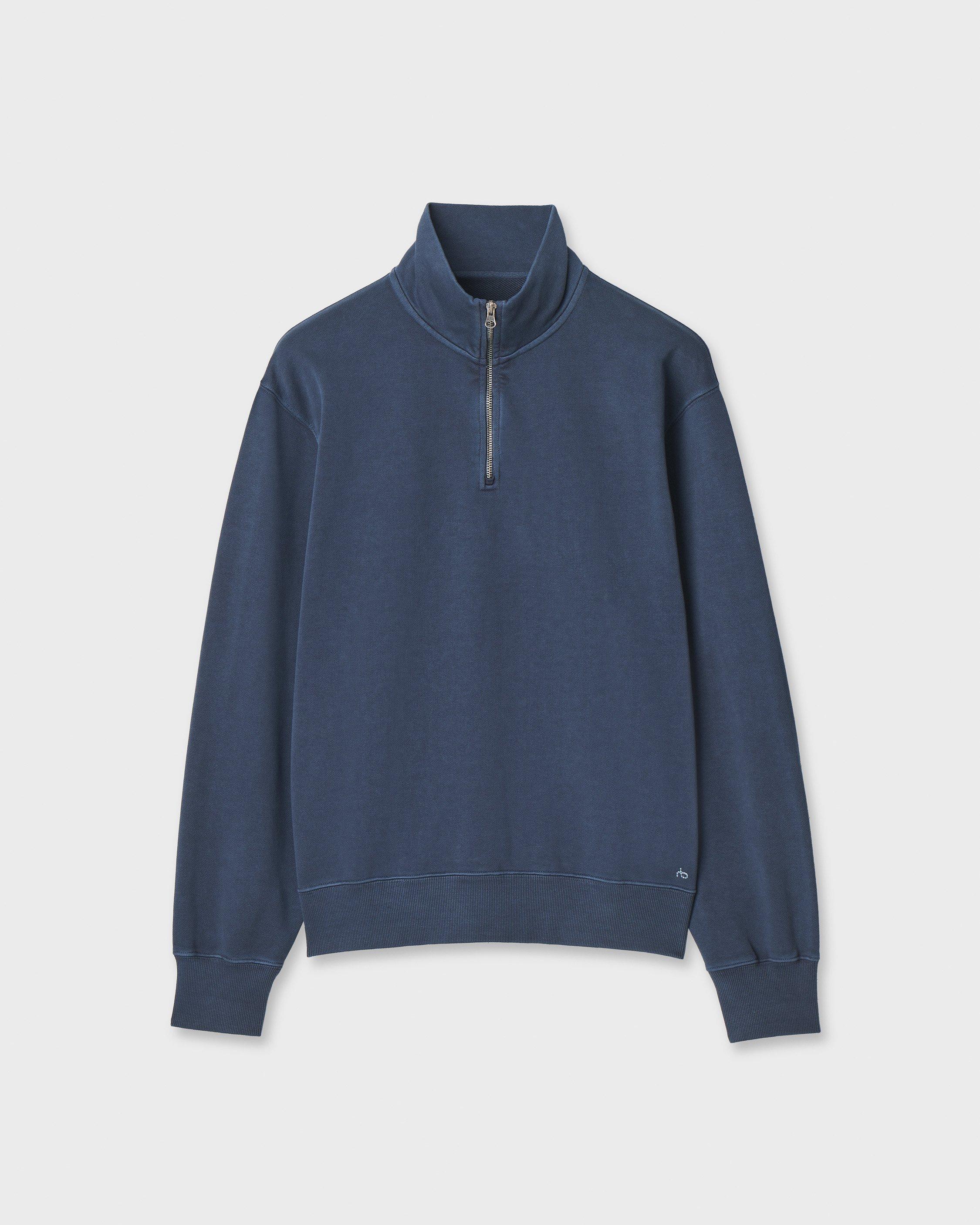 Washed Terry Quarter-Zip image number 1