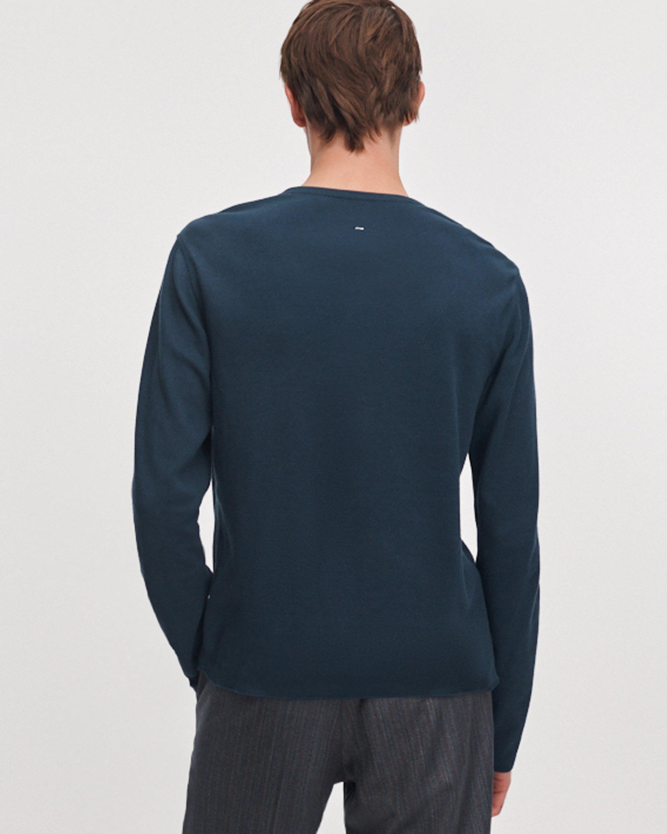 Textured Knit Henley image number 5