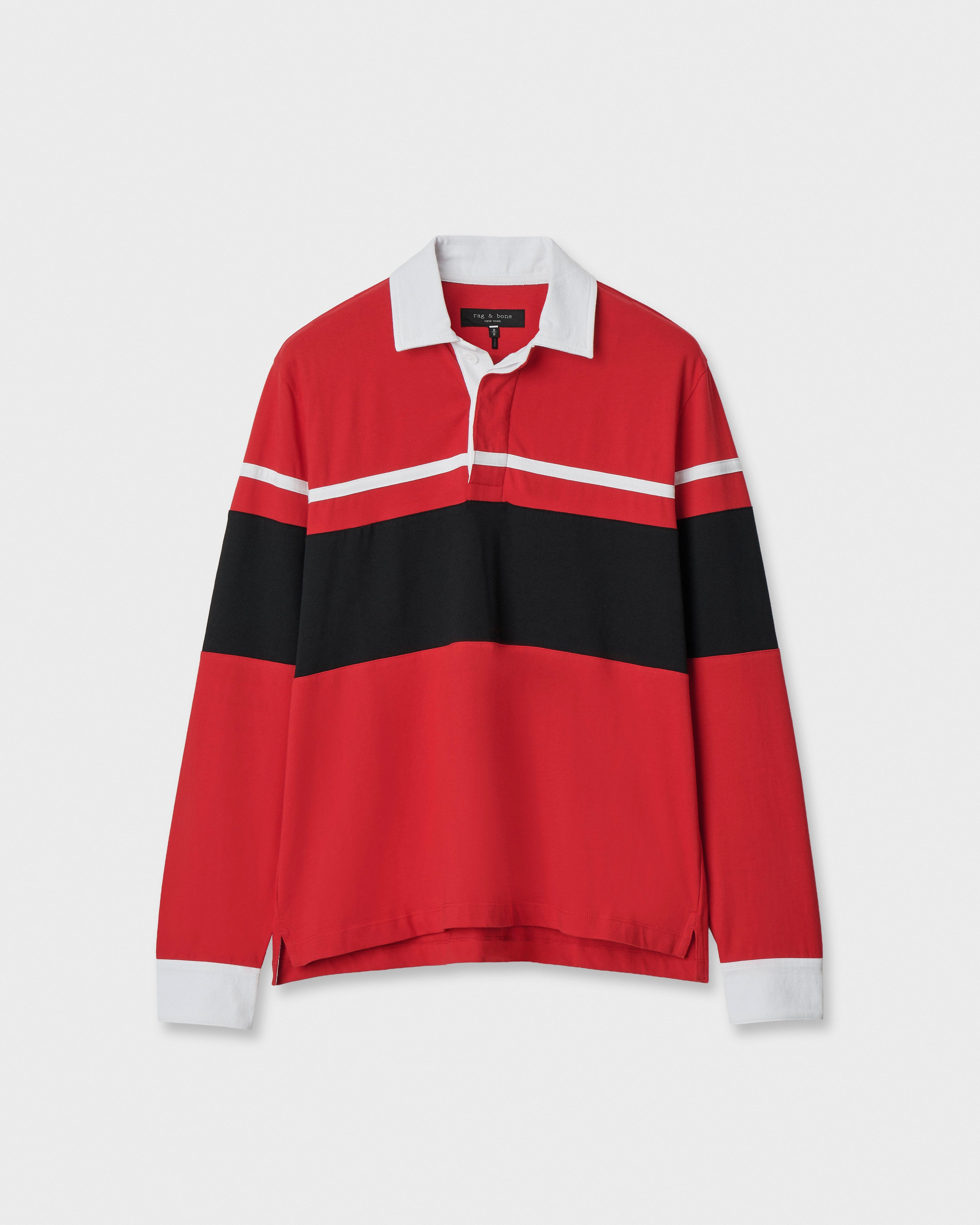 Striped Rugby Polo