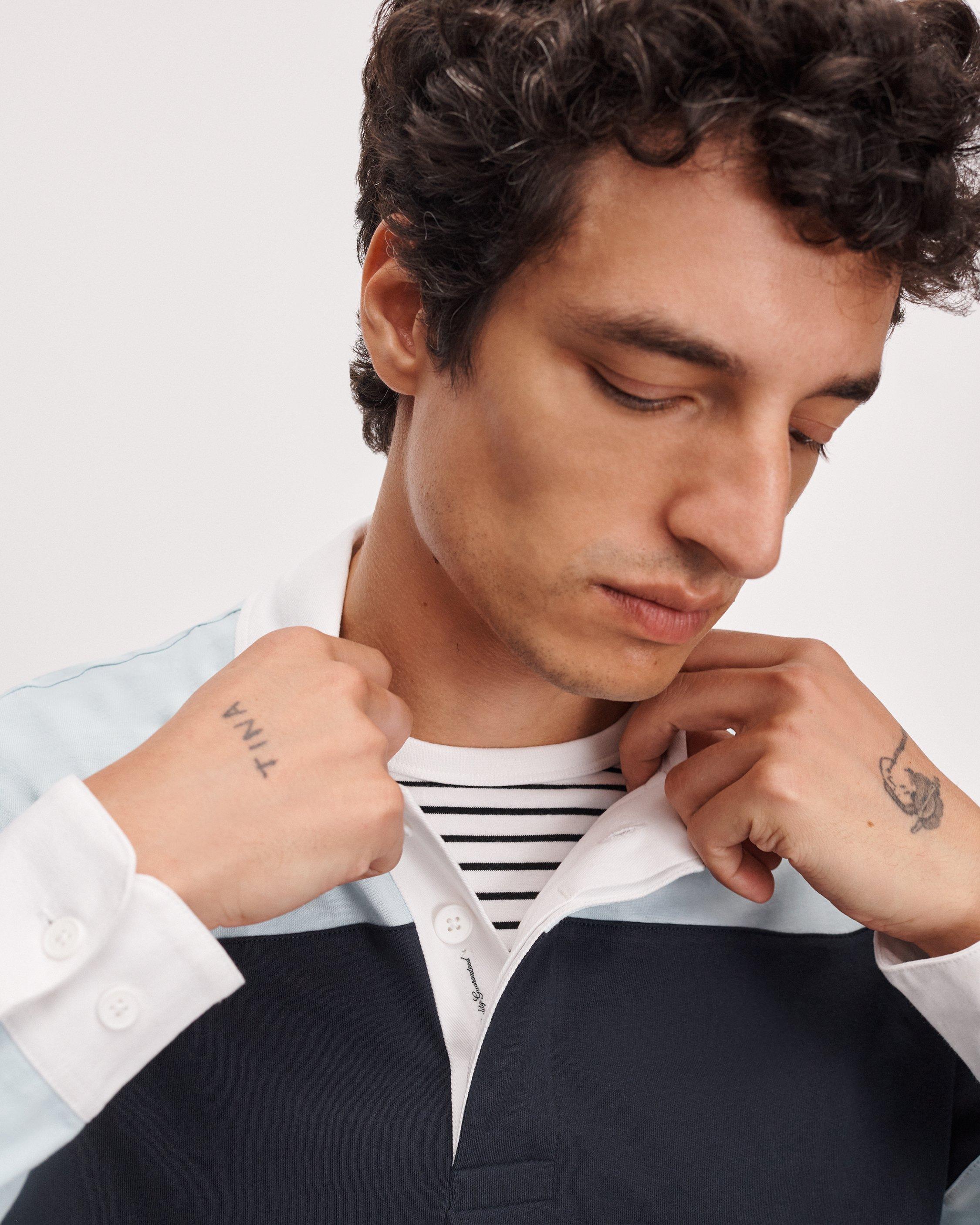 Striped Rugby Polo image number 4