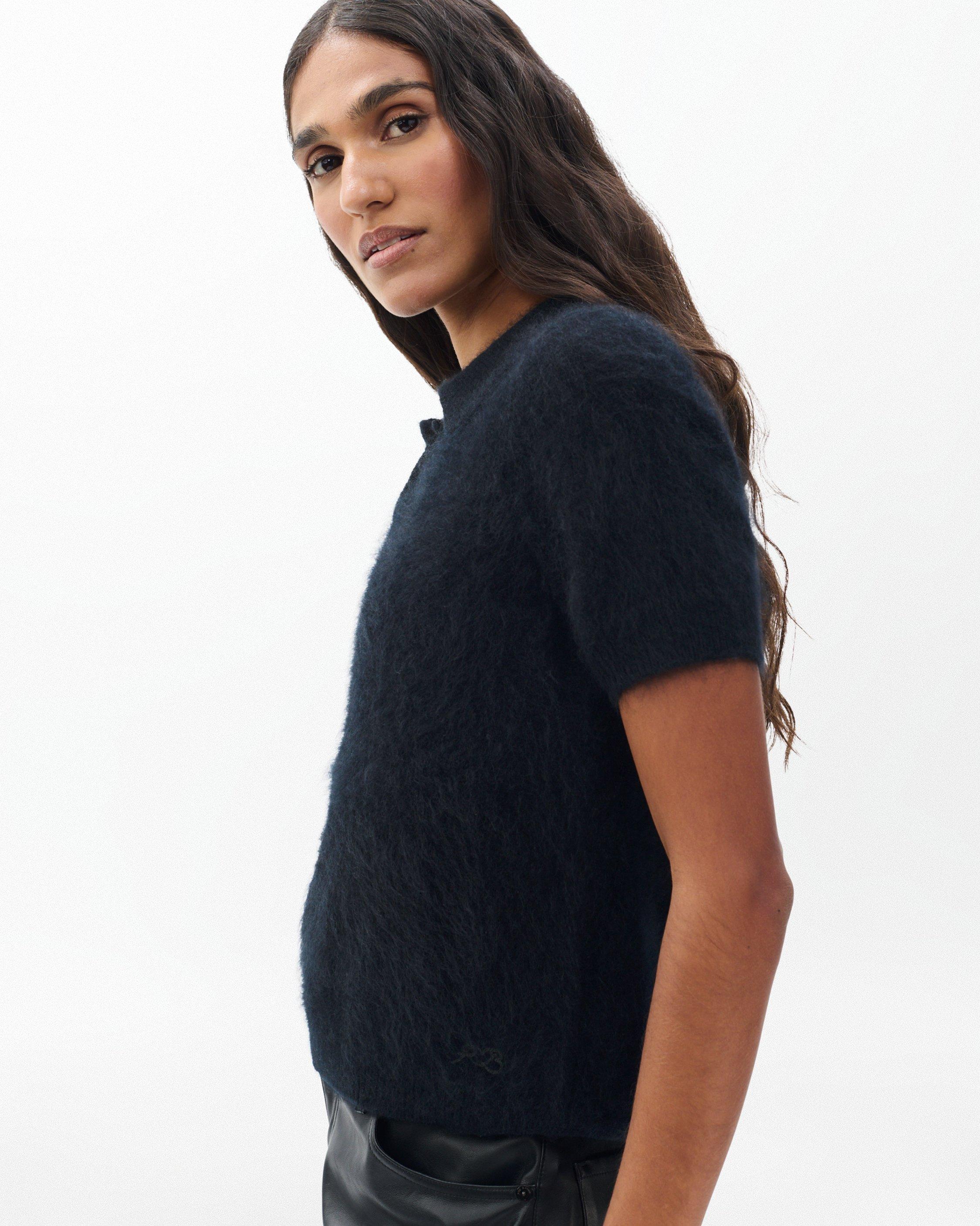 Jada Brushed Cashmere Polo - image 4