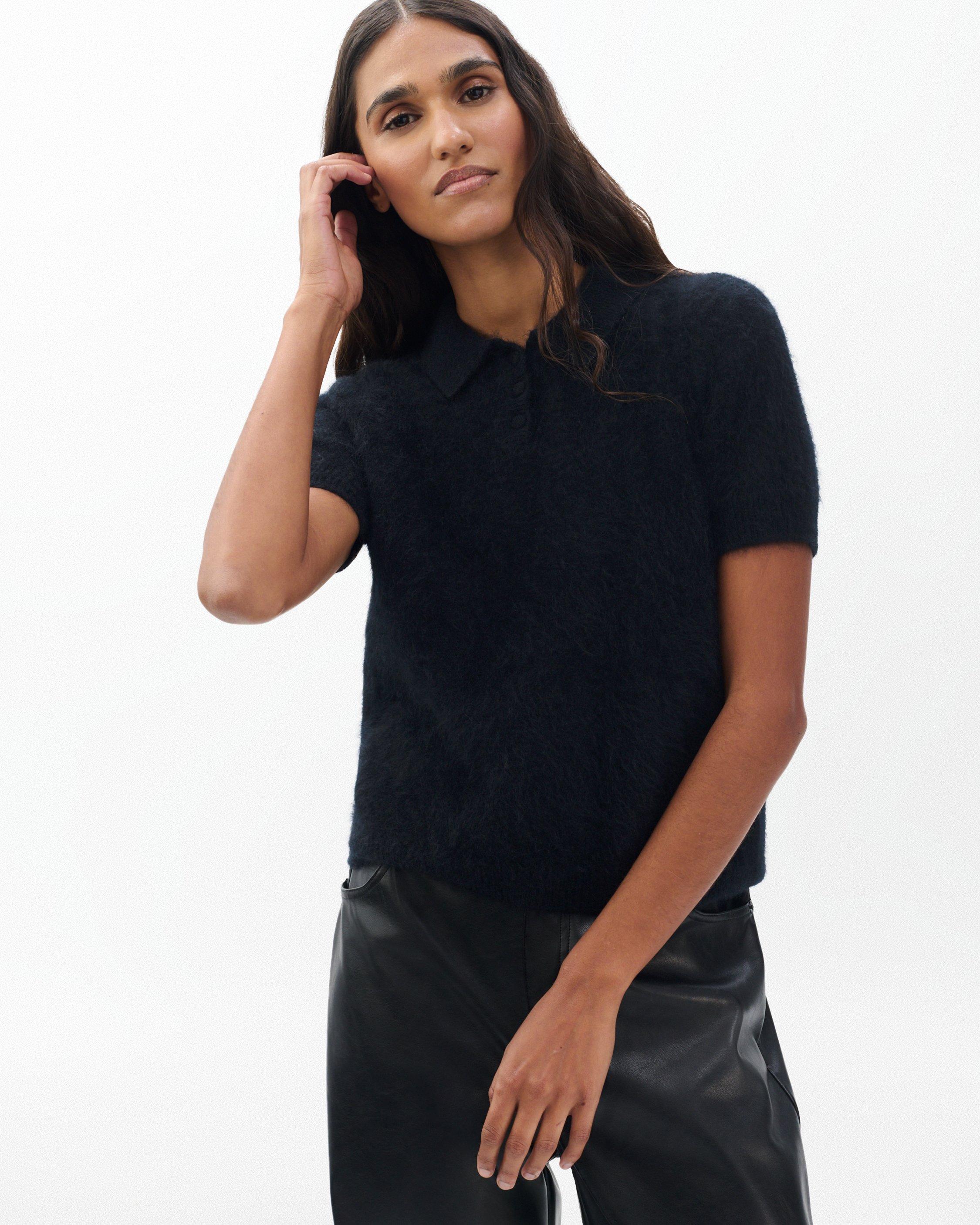 Jada Brushed Cashmere Polo - image 5