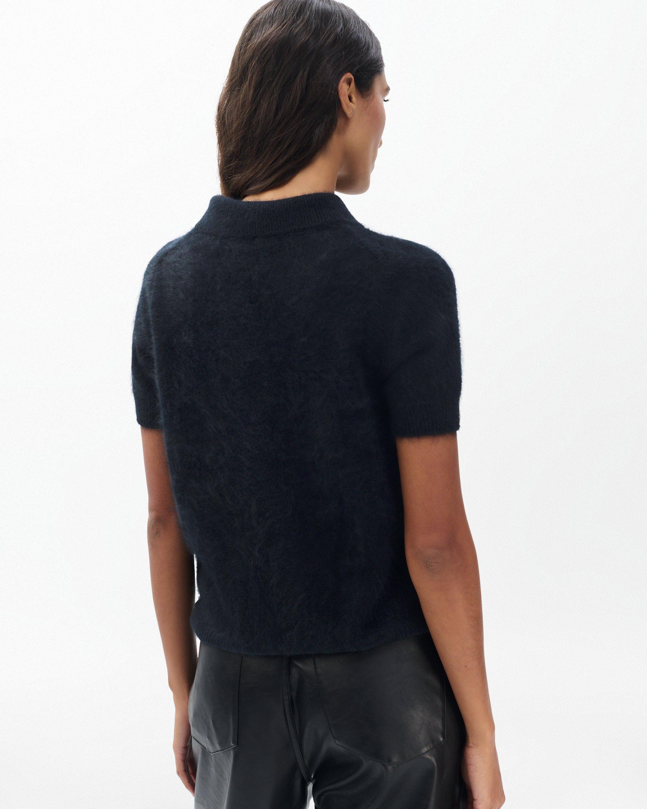 Jada Brushed Cashmere Polo image number 6