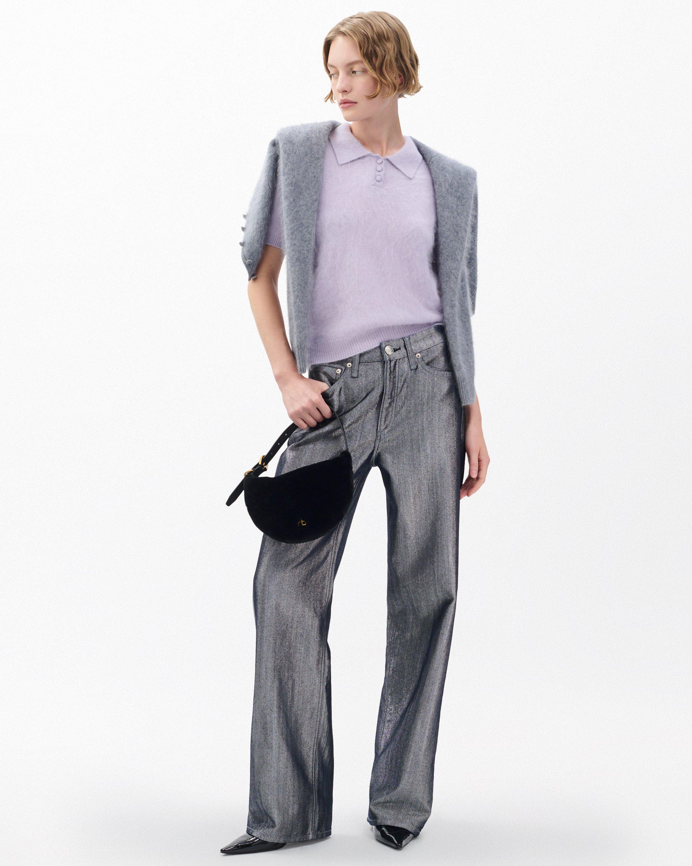 Jada Brushed Cashmere Polo image number 3