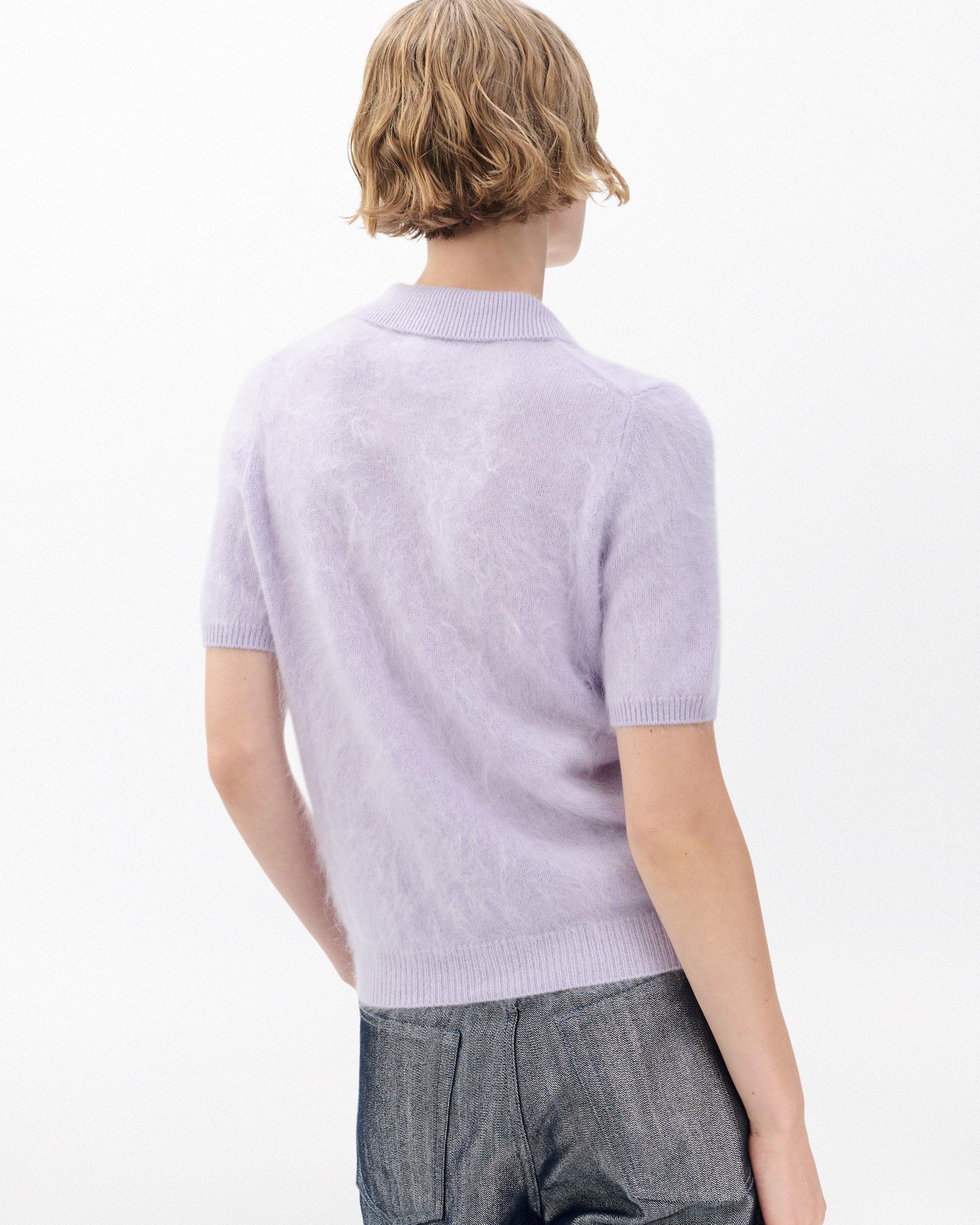 Jada Brushed Cashmere Polo image number 6