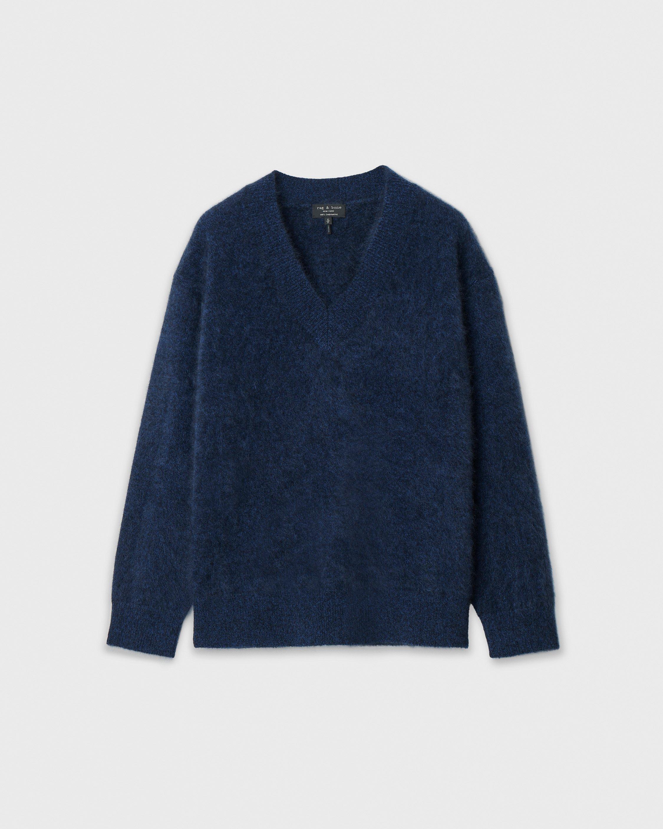 Jada Brushed Cashmere V-Neck image number 2