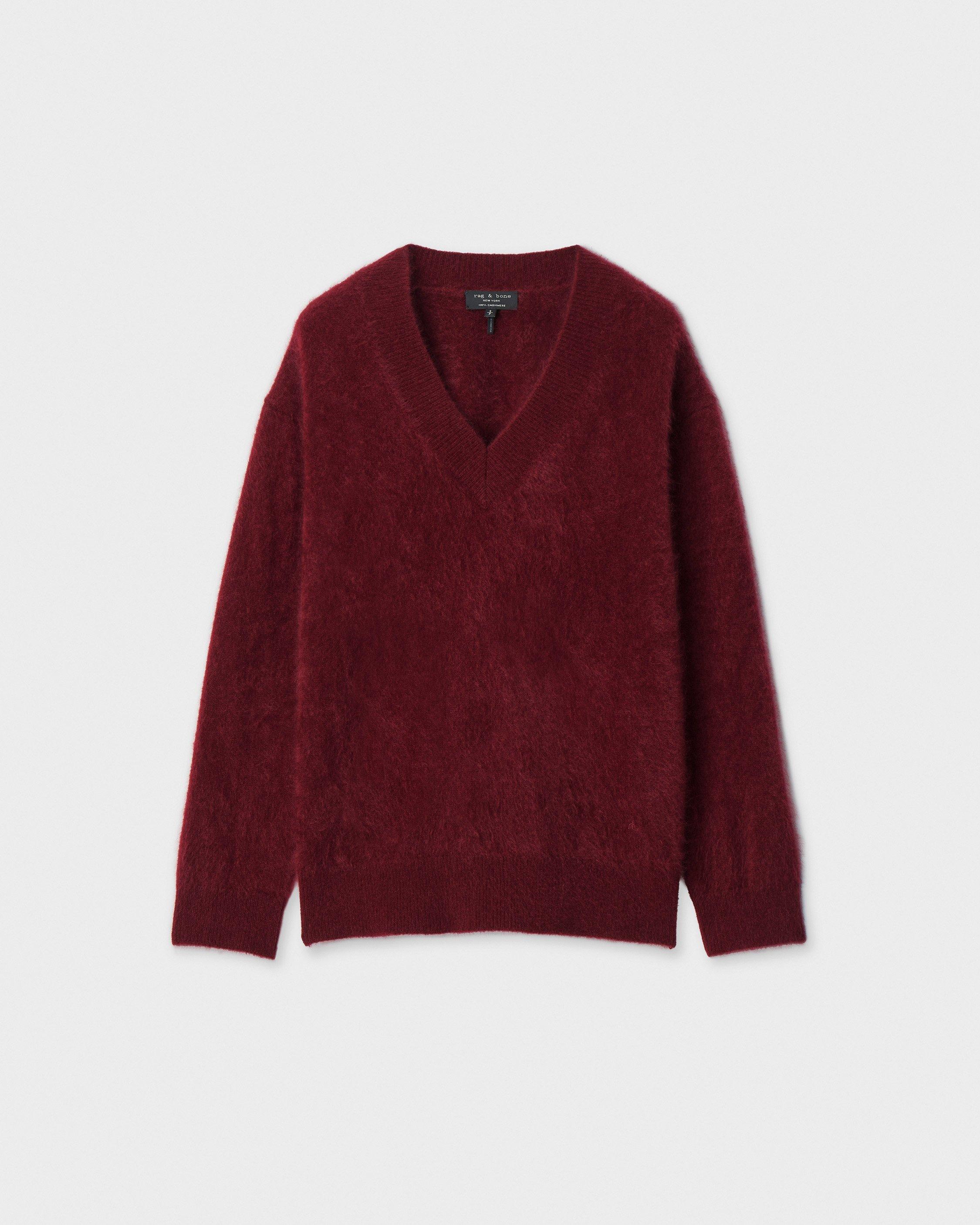 Jada Brushed Cashmere V-Neck image number 2