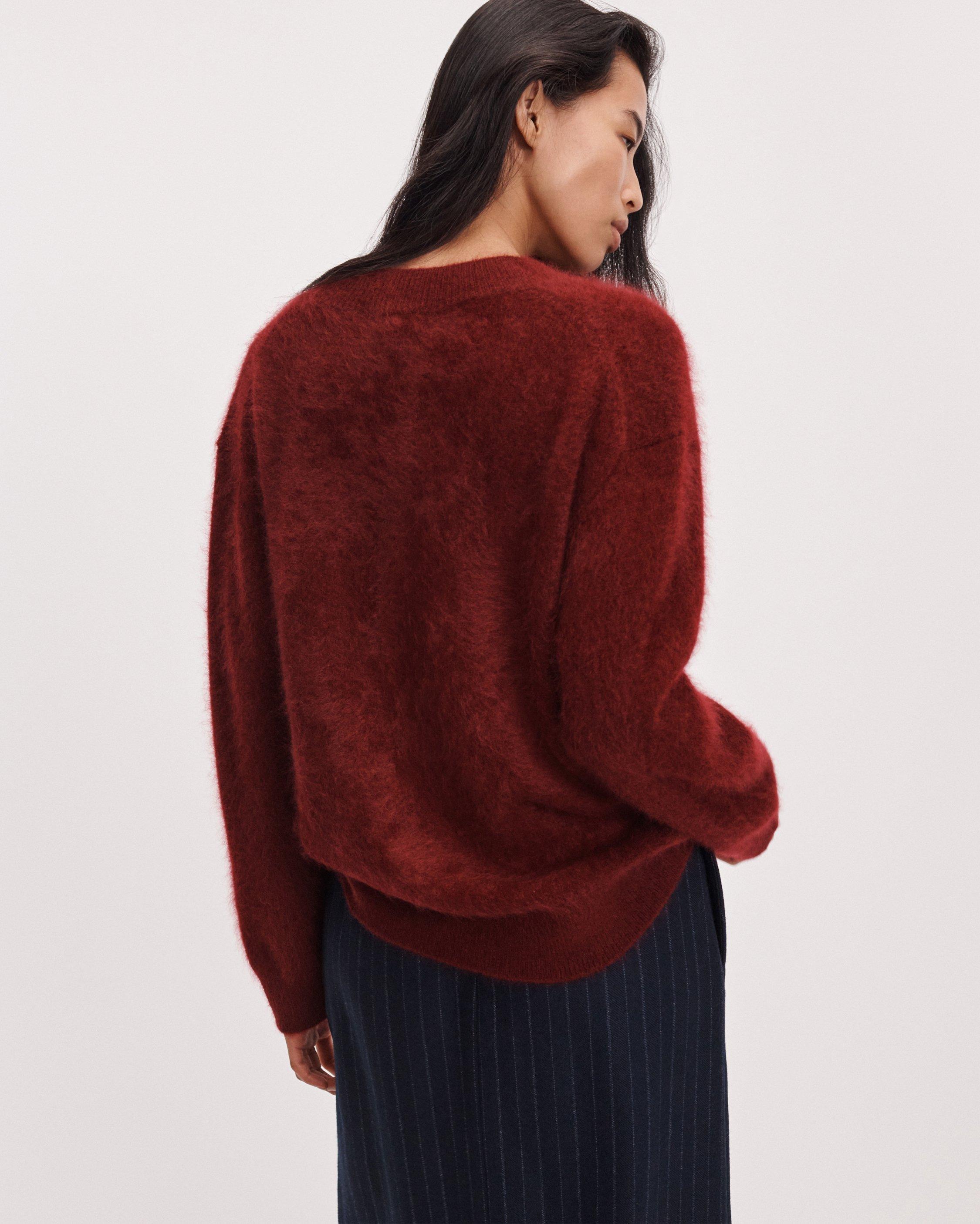 Jada Brushed Cashmere V-Neck image number 4