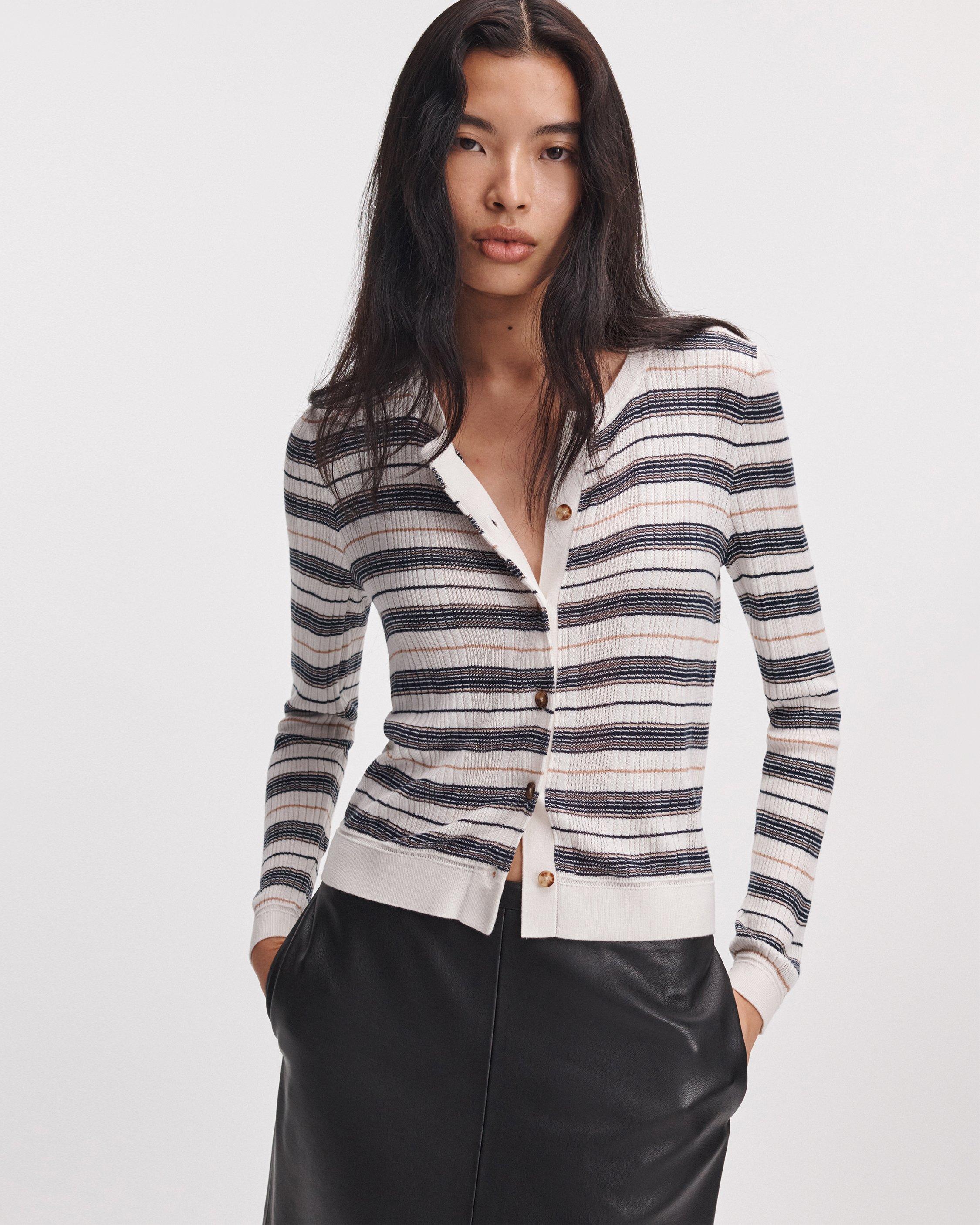 Teresa Striped Cardigan image number 1