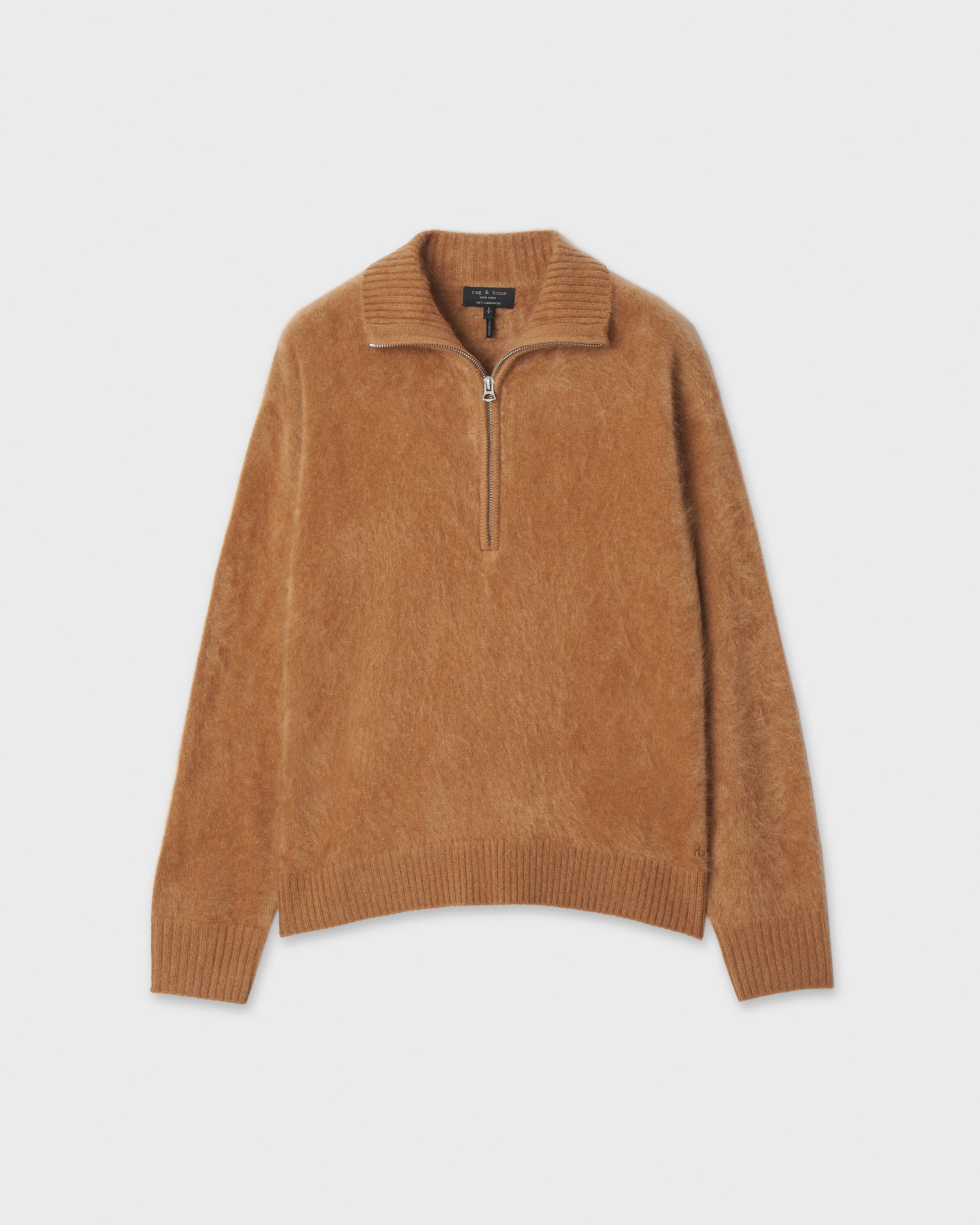 Jada Brushed Cashmere Half-Zip image number 2