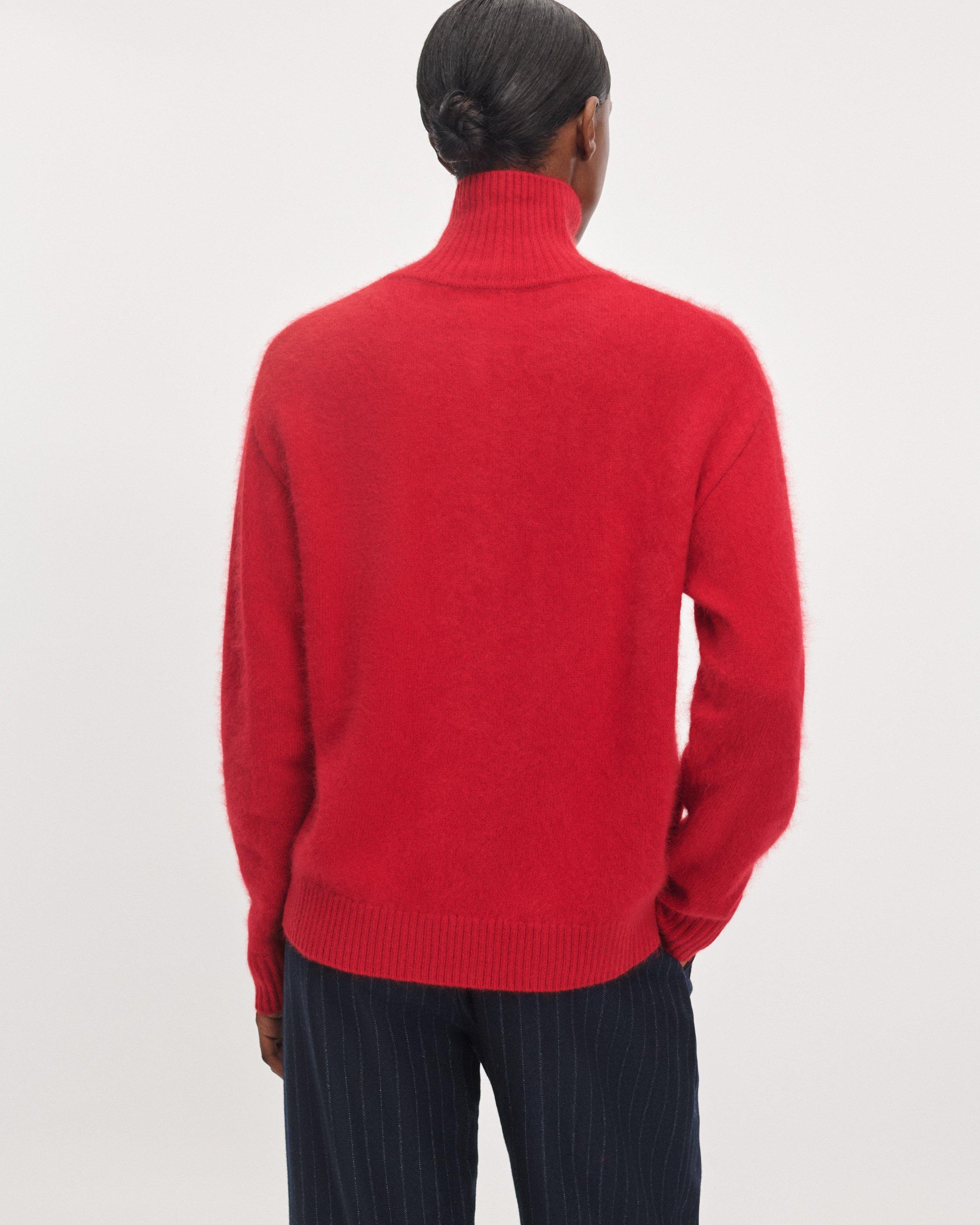 Jada Brushed Cashmere Half-Zip image number 5