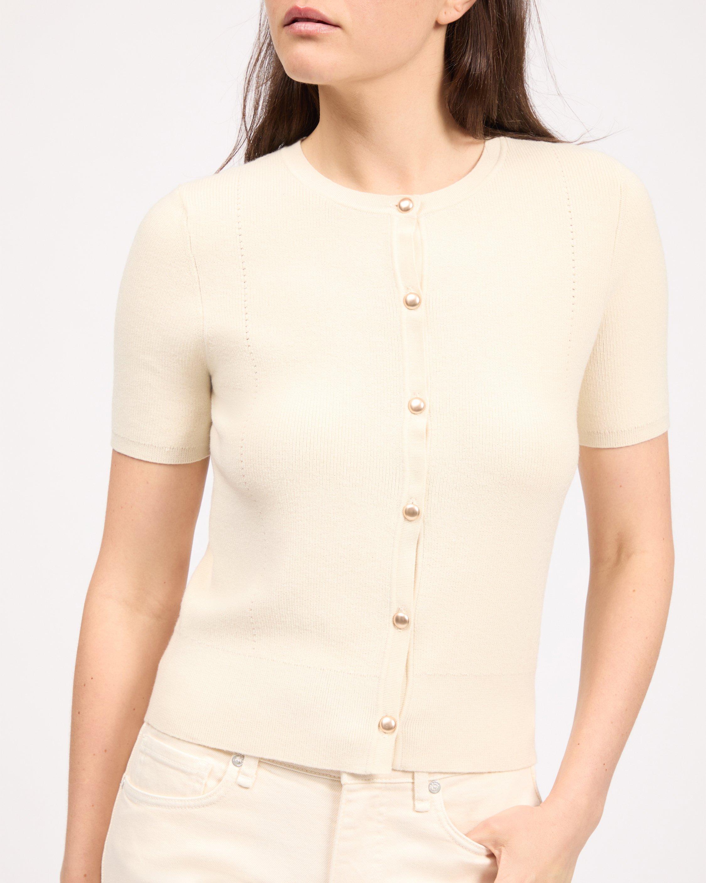 Plaza Short-Sleeve Cardigan image number 1