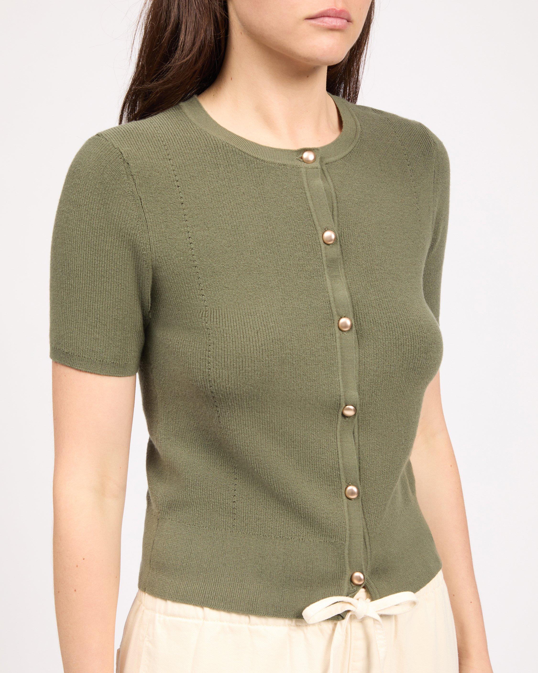 Plaza Short-Sleeve Cardigan image number 1