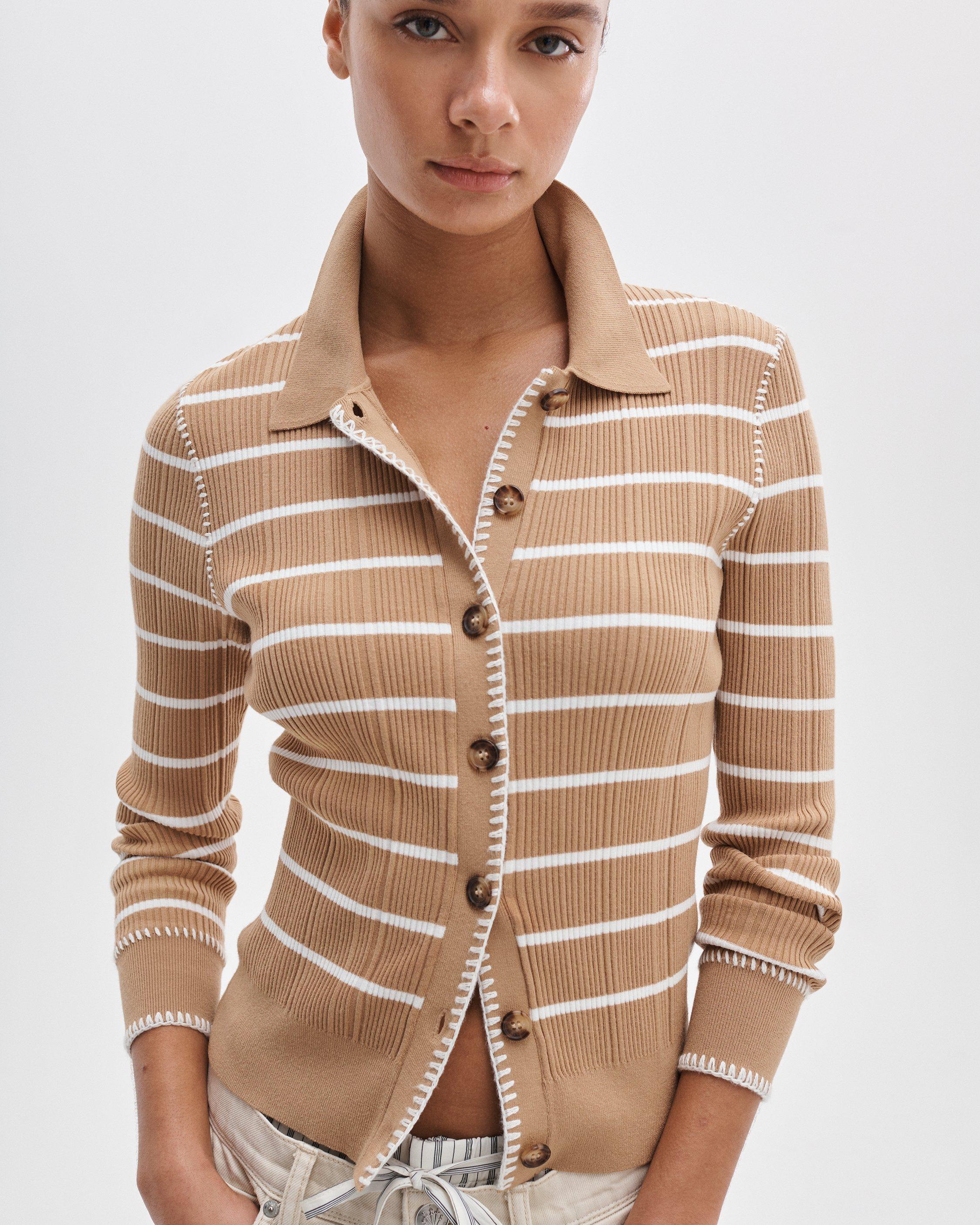 Harper Striped Cardigan image number 4