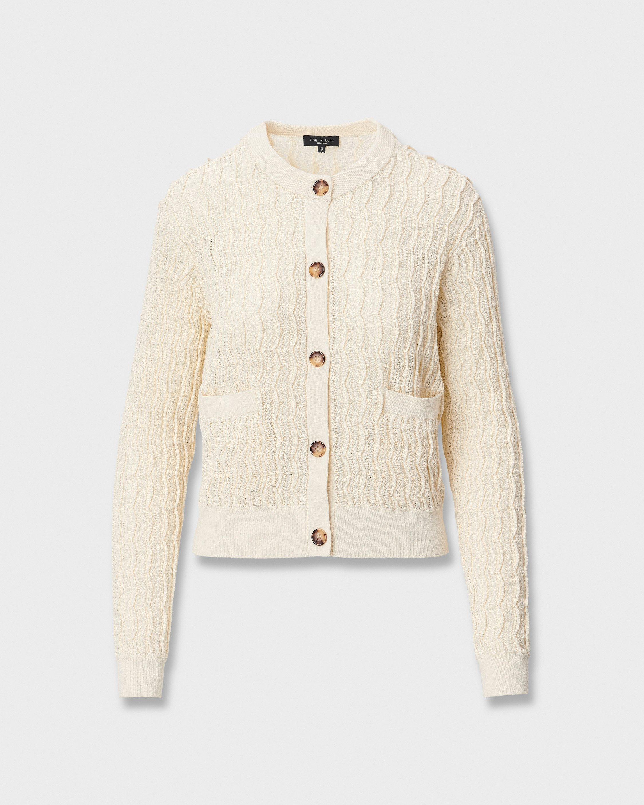 Leslie Cotton-Blend Cardigan - image 2