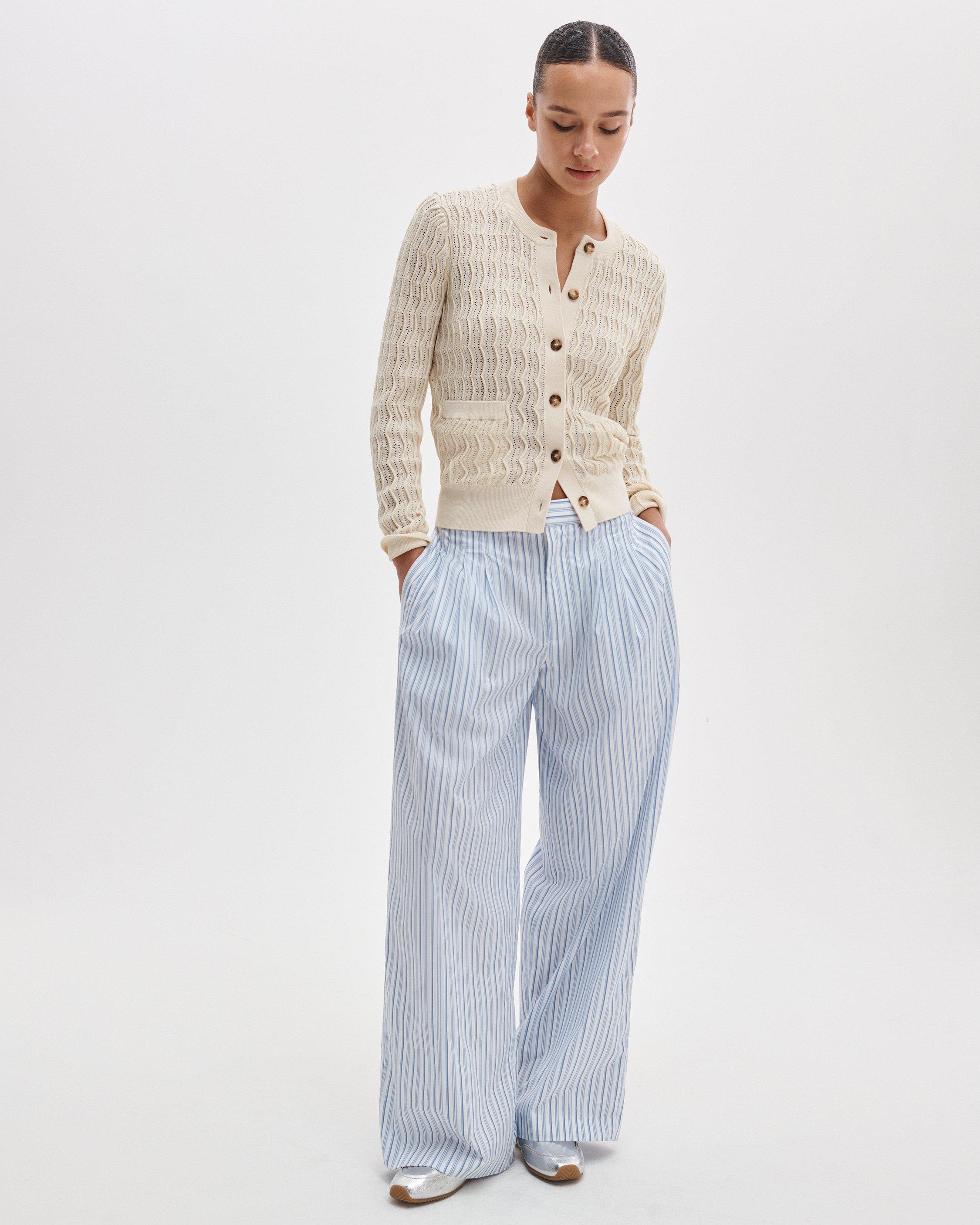 Leslie Cotton-Blend Cardigan - image 3