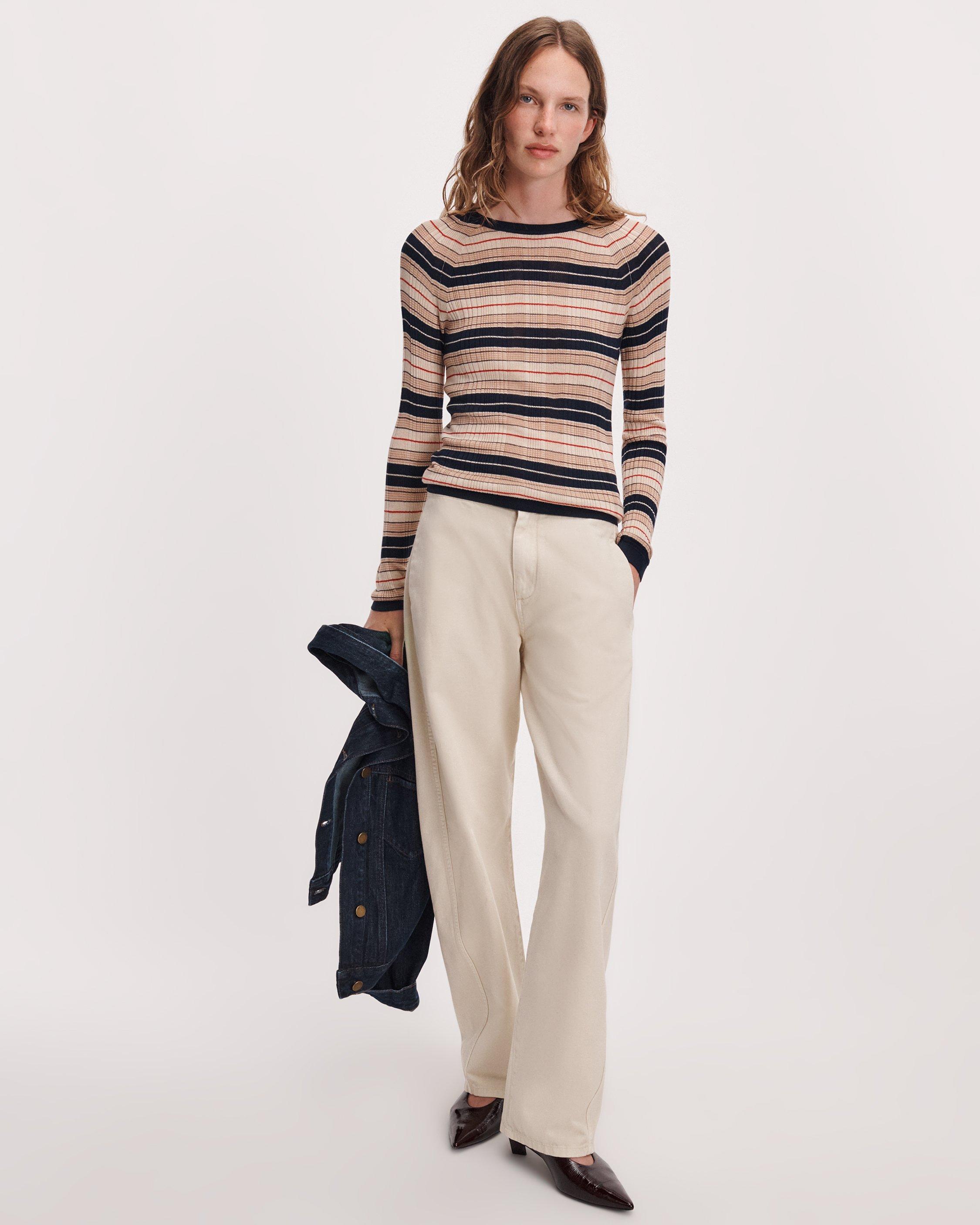Teresa Striped Crewneck image number 3