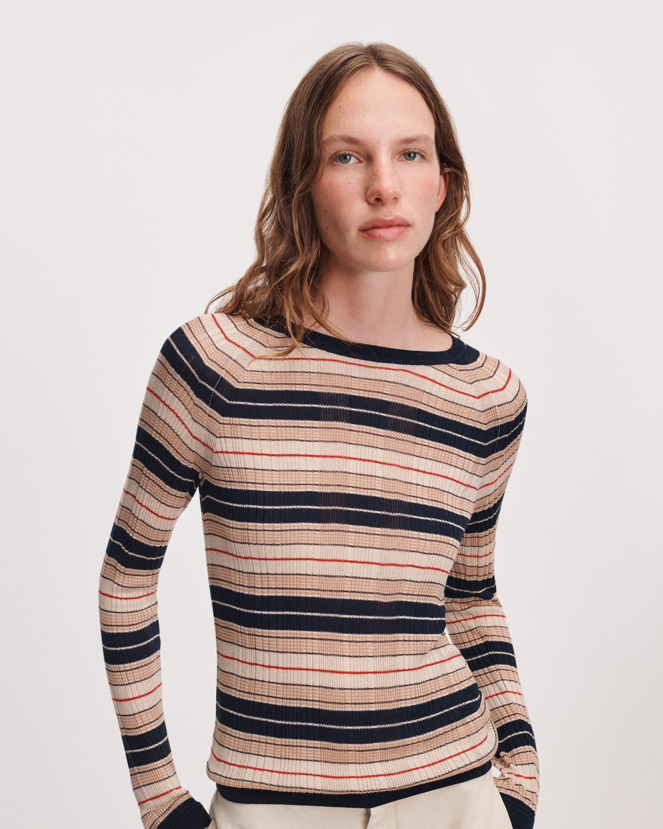 Teresa Striped Crewneck image number 4