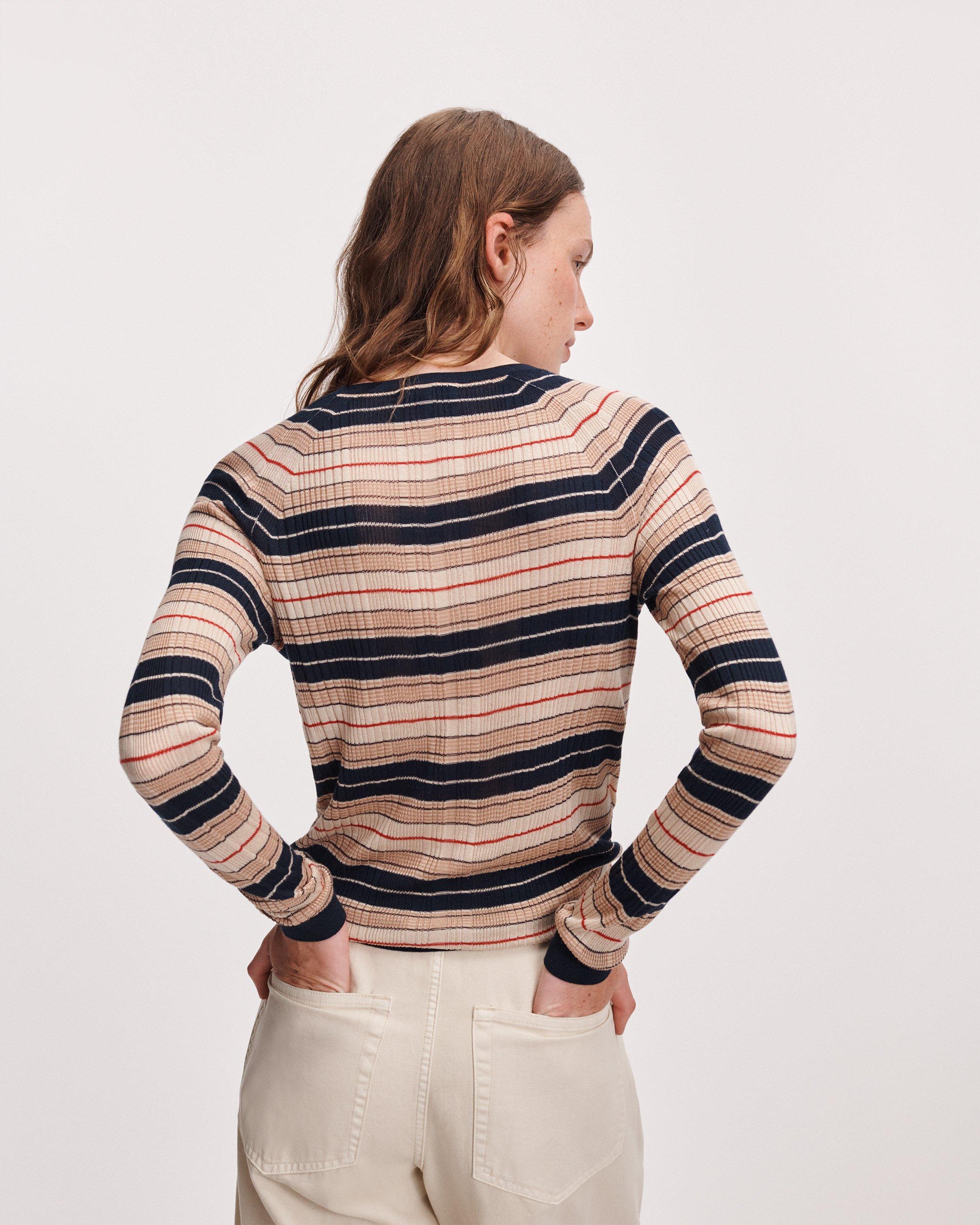 Teresa Striped Crewneck image number 5