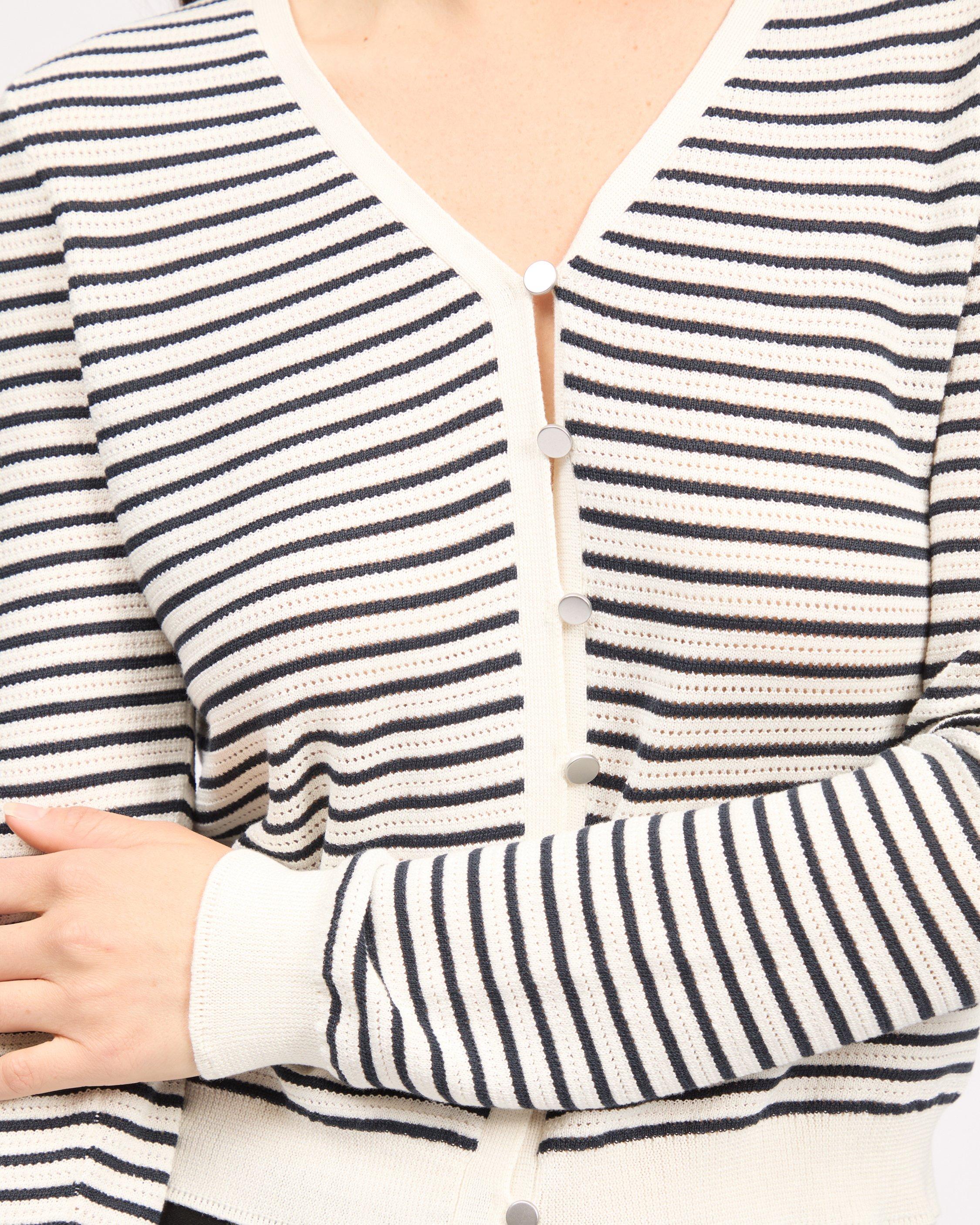 Zane Striped Cardigan image number 3