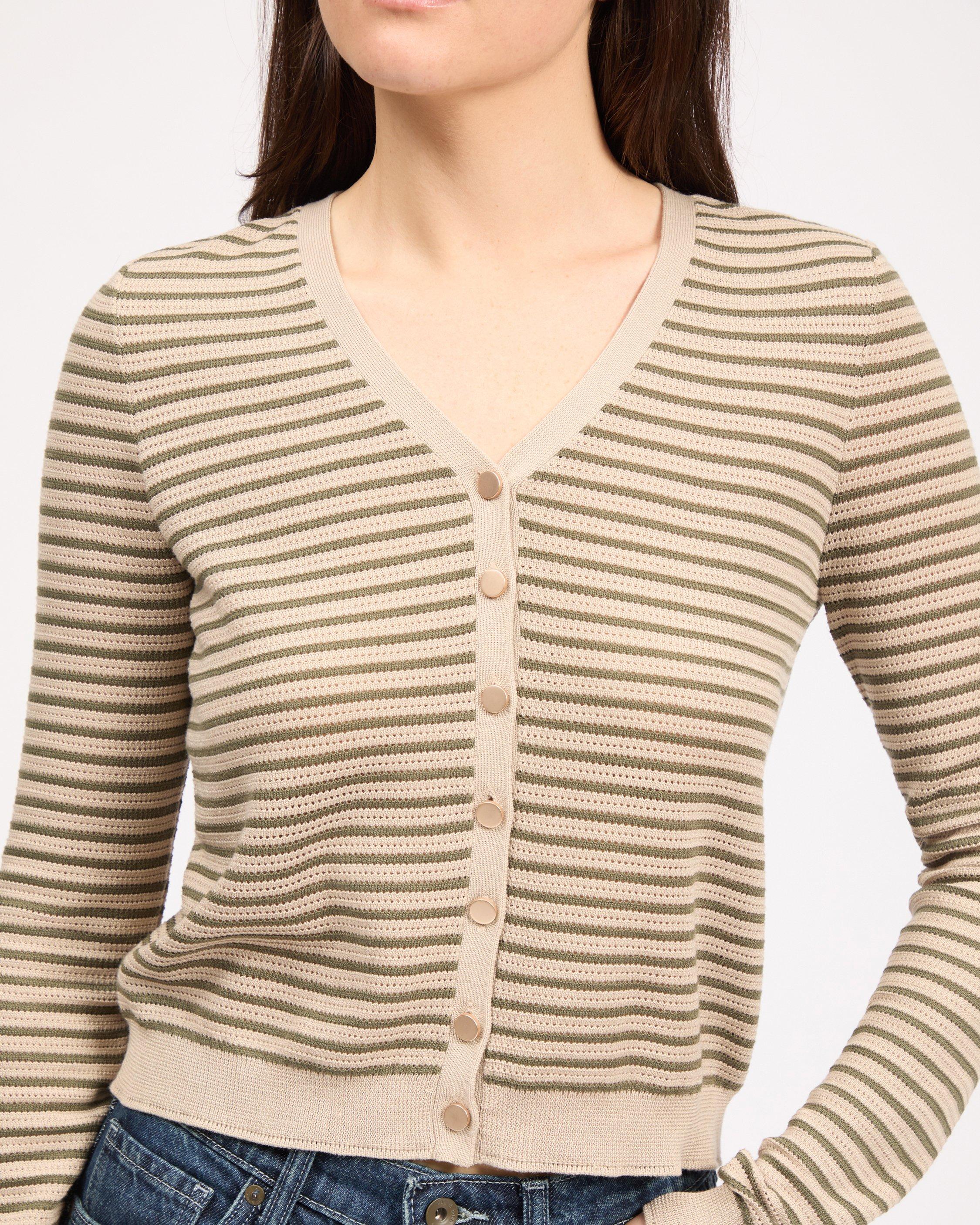 Zane Striped Cardigan image number 1