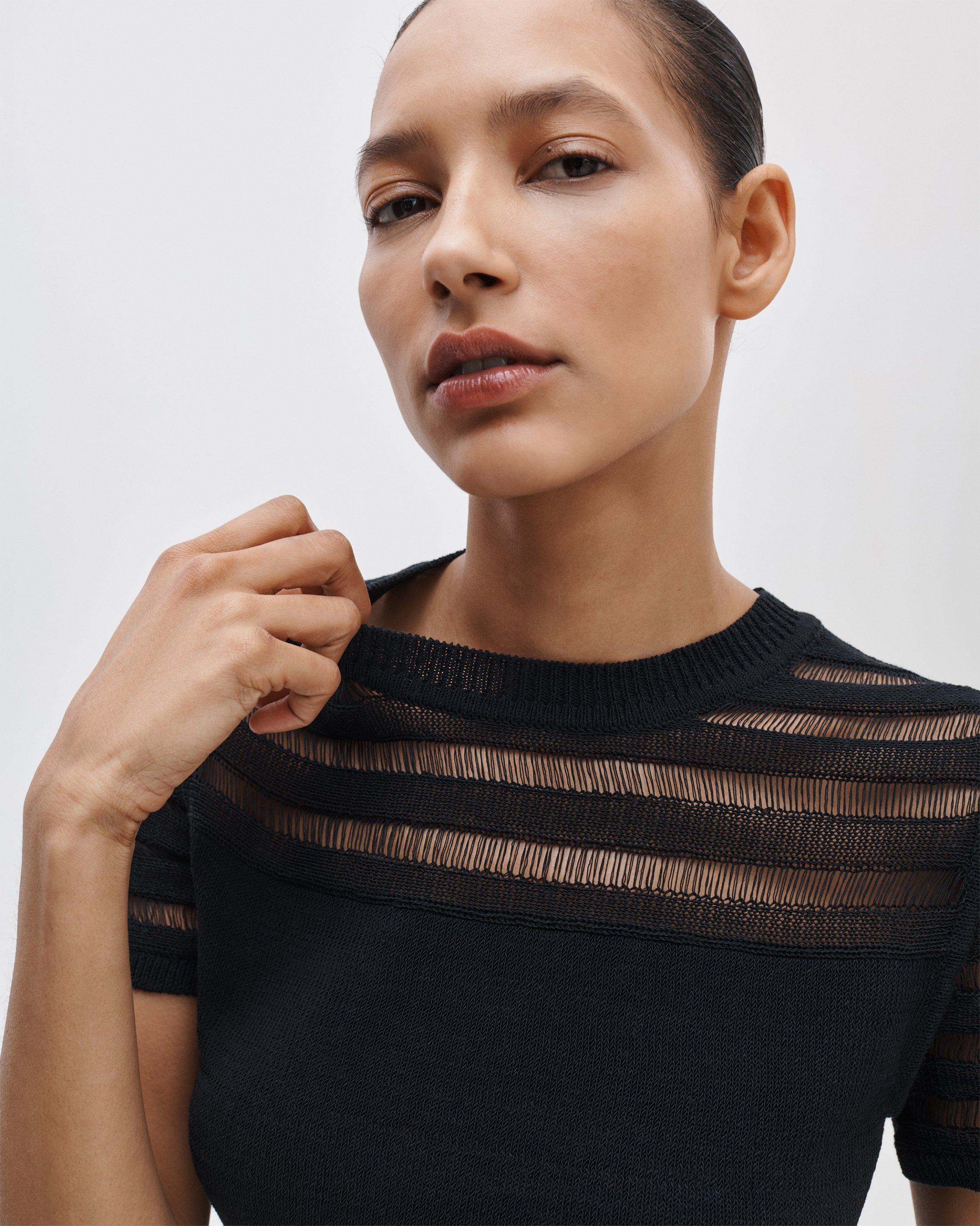 Britt Short-Sleeve Sweater image number 4