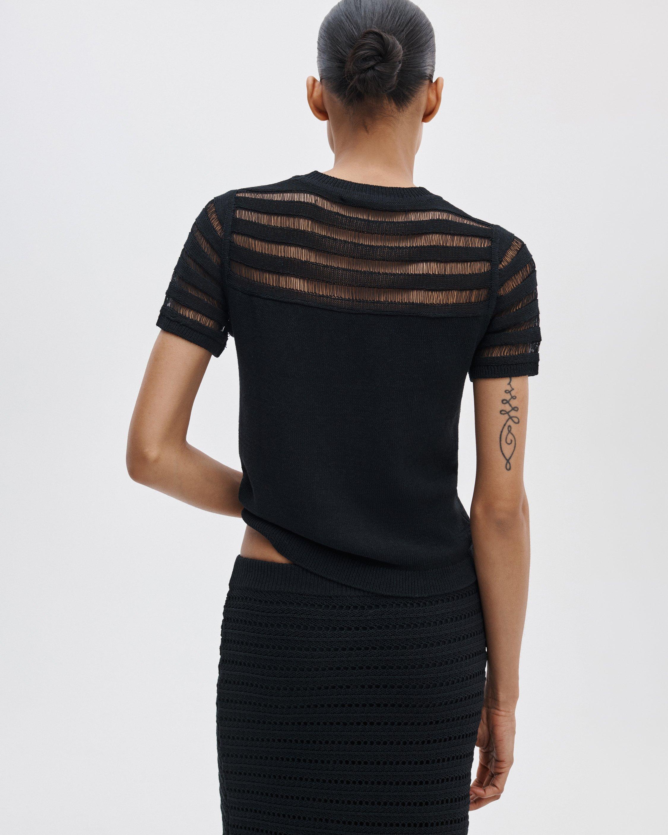 Britt Short-Sleeve Sweater image number 5