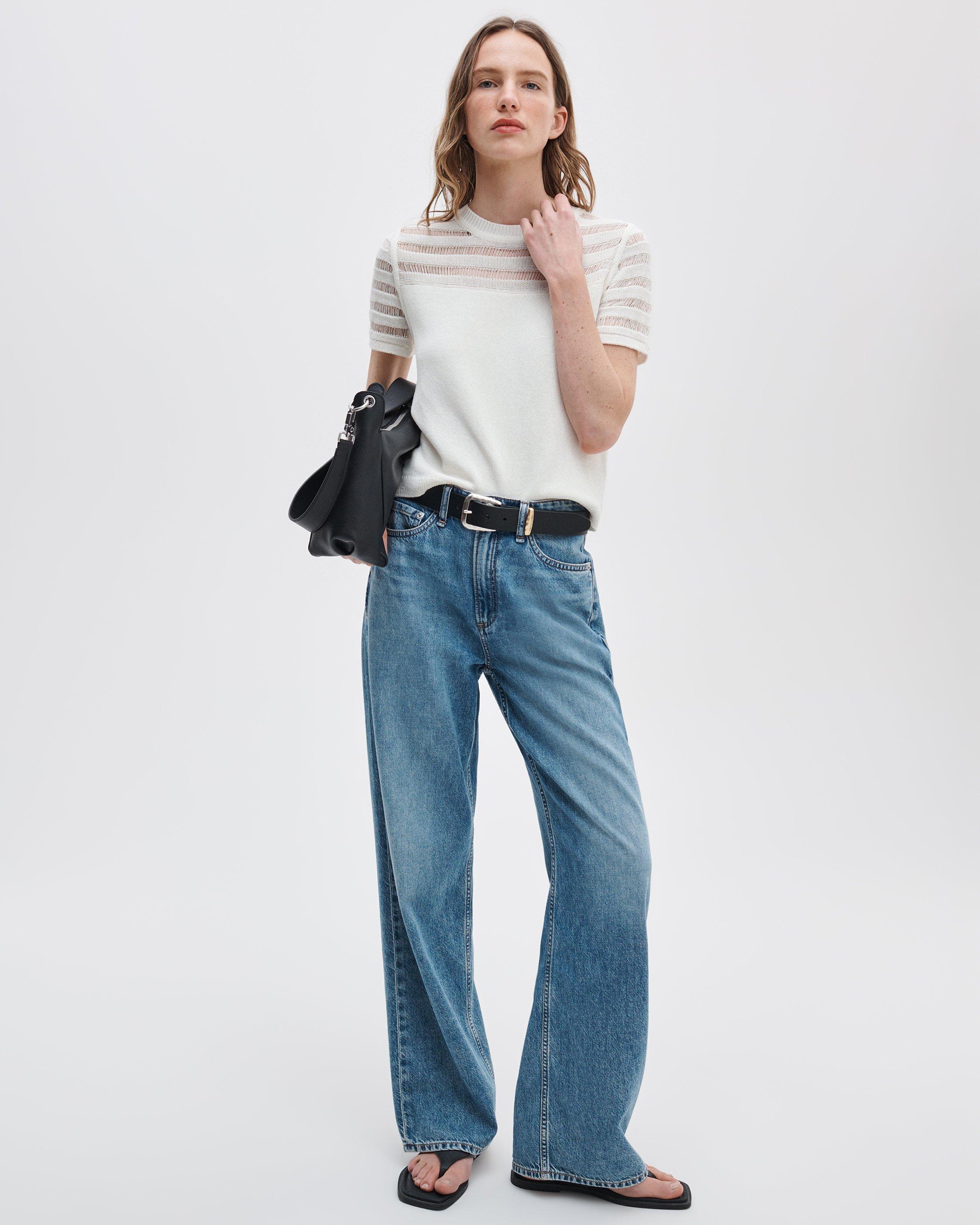 Britt Short-Sleeve Sweater image number 3