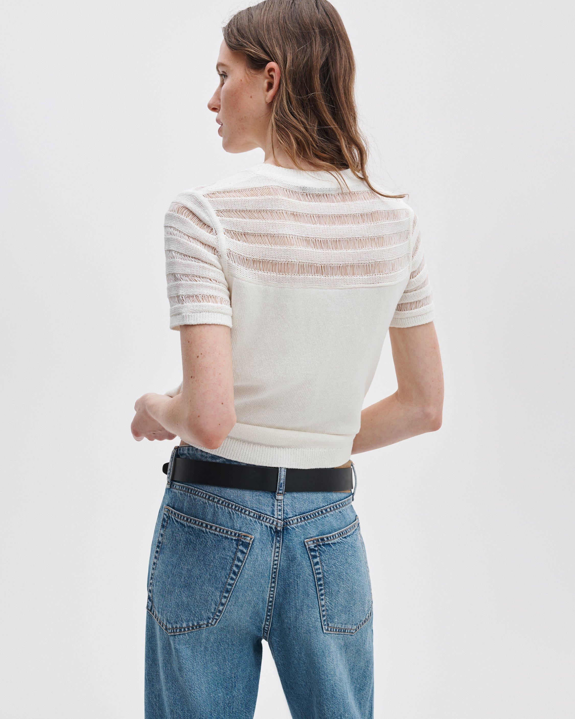 Britt Short-Sleeve Sweater image number 5