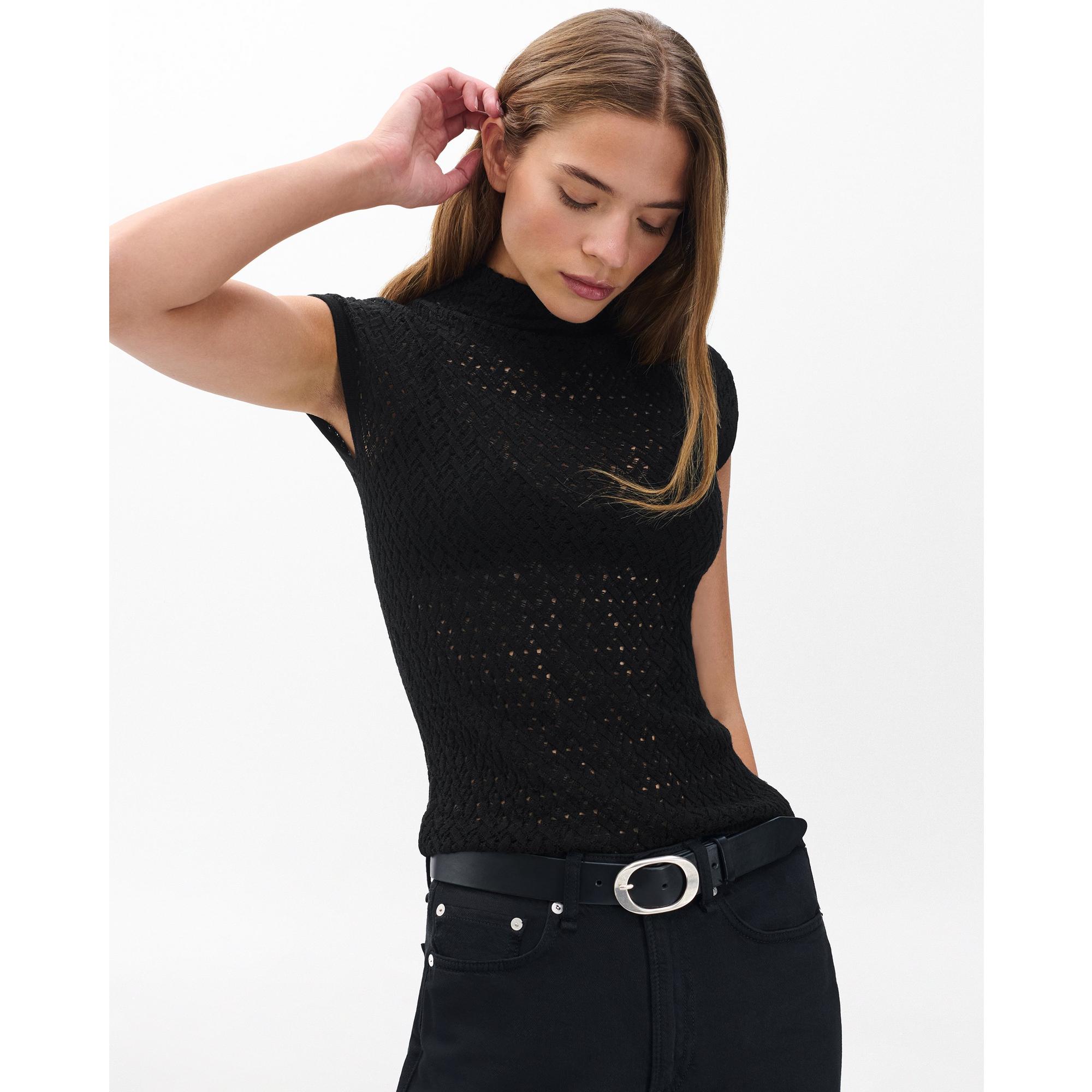 Cierra Waffle Knit in Linen Viscose | Tops/Shirts | KALLMEYER