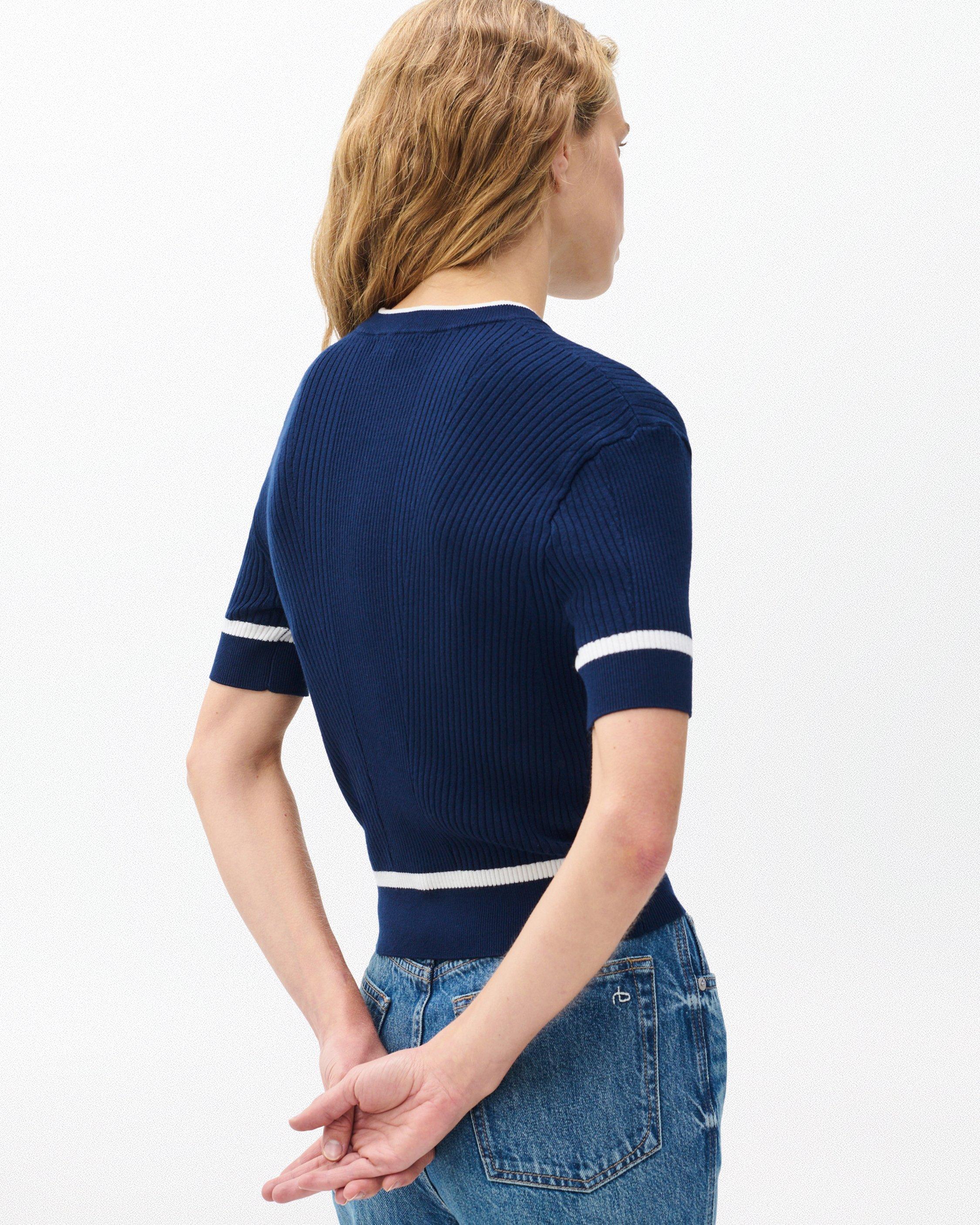 Kassy Ribbed Short-Sleeve Sweater - image 5