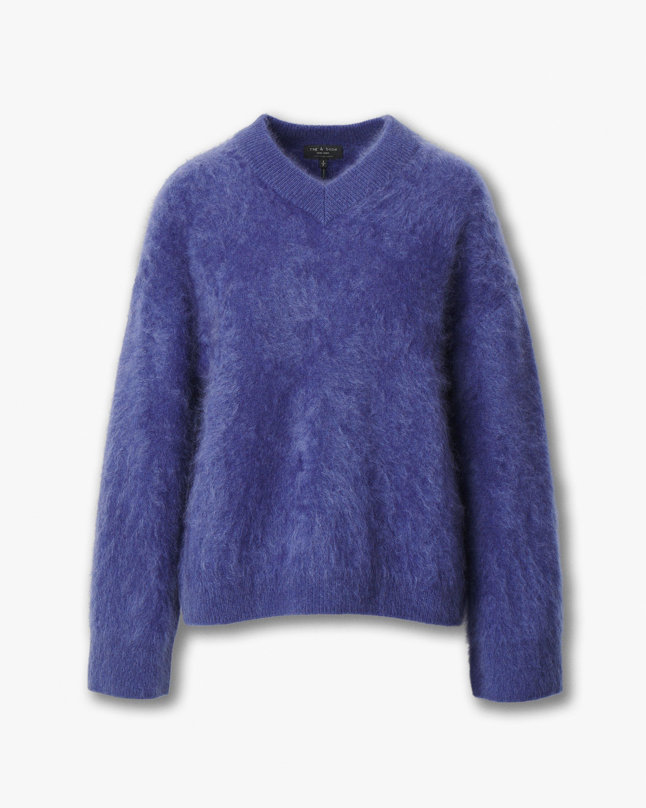 Jada Brushed Cashmere V-Neck Sweater - image 2