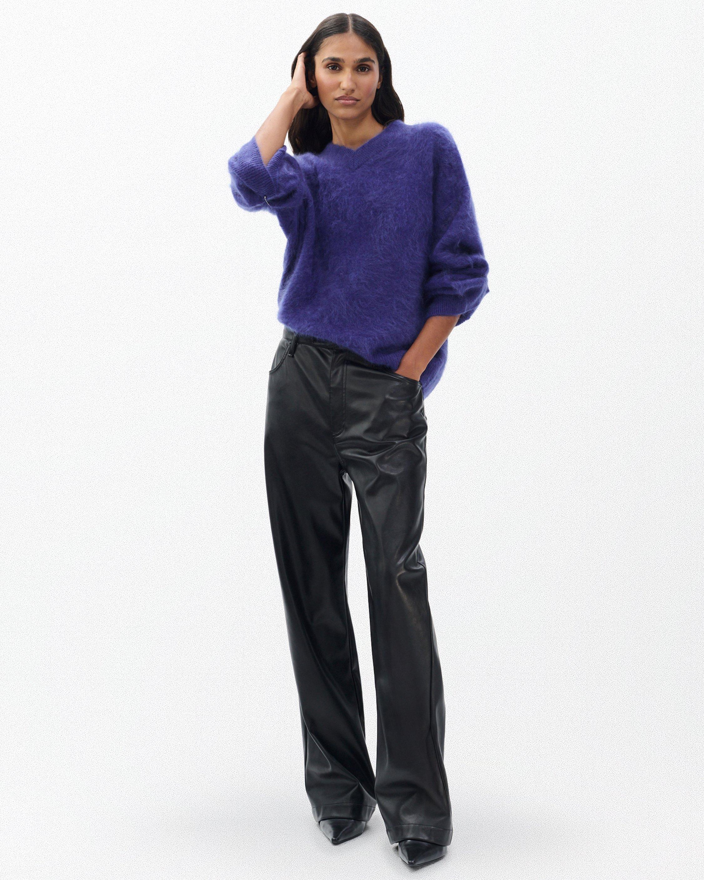 Jada Brushed Cashmere V-Neck Sweater - image 3