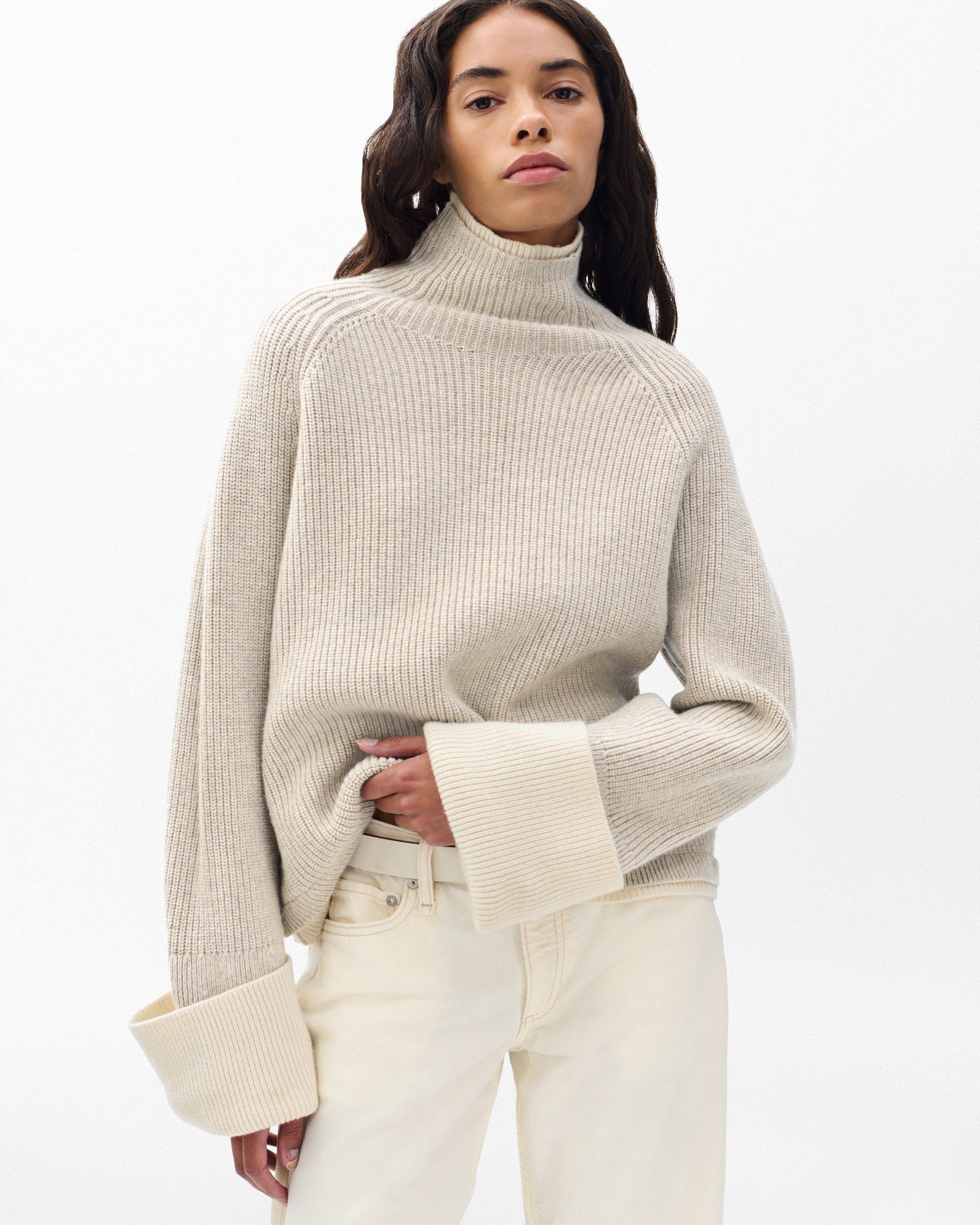 Ilaria Wool Turtleneck - Oat | rag & bone