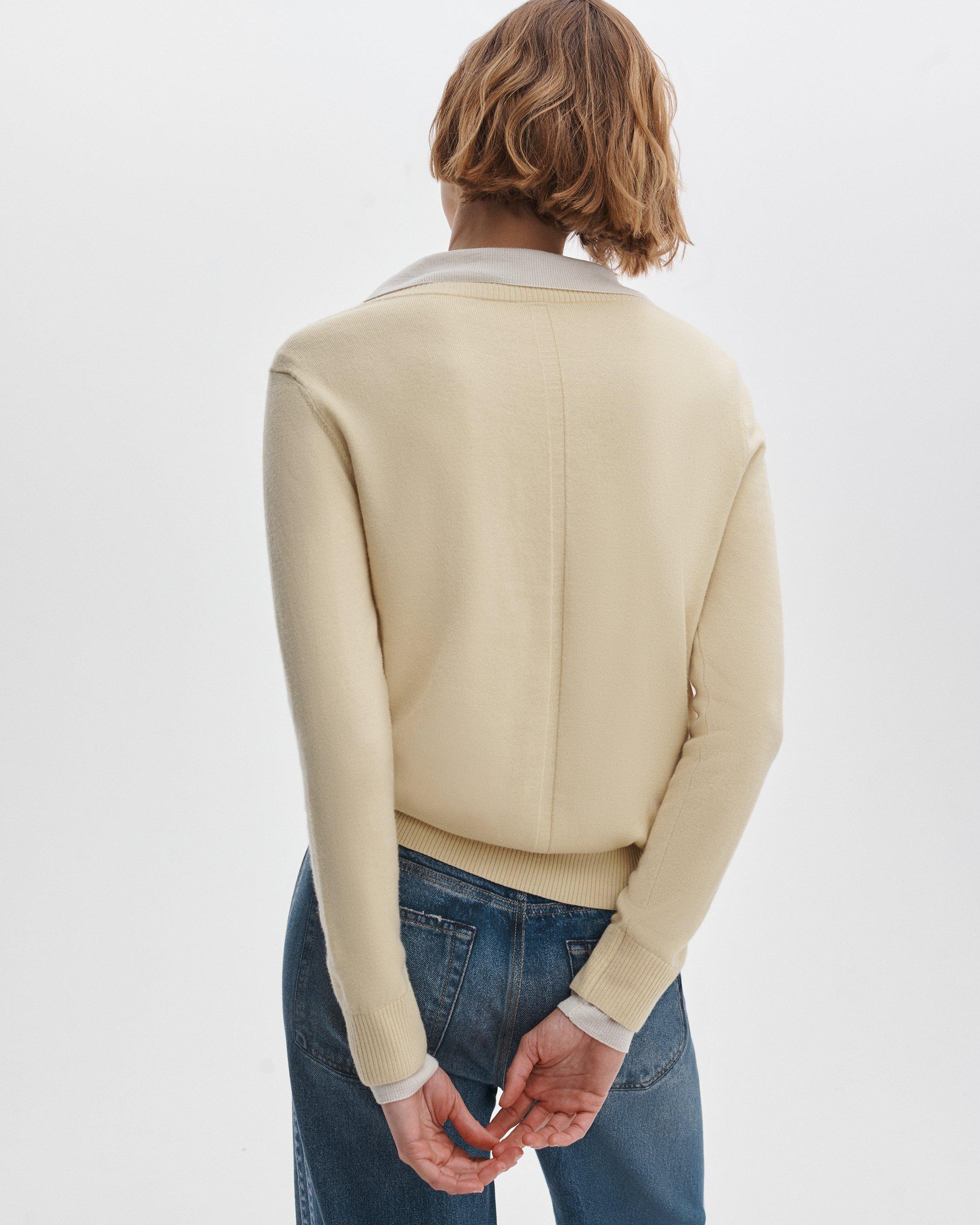 Anne Wool Polo Sweater - image 5