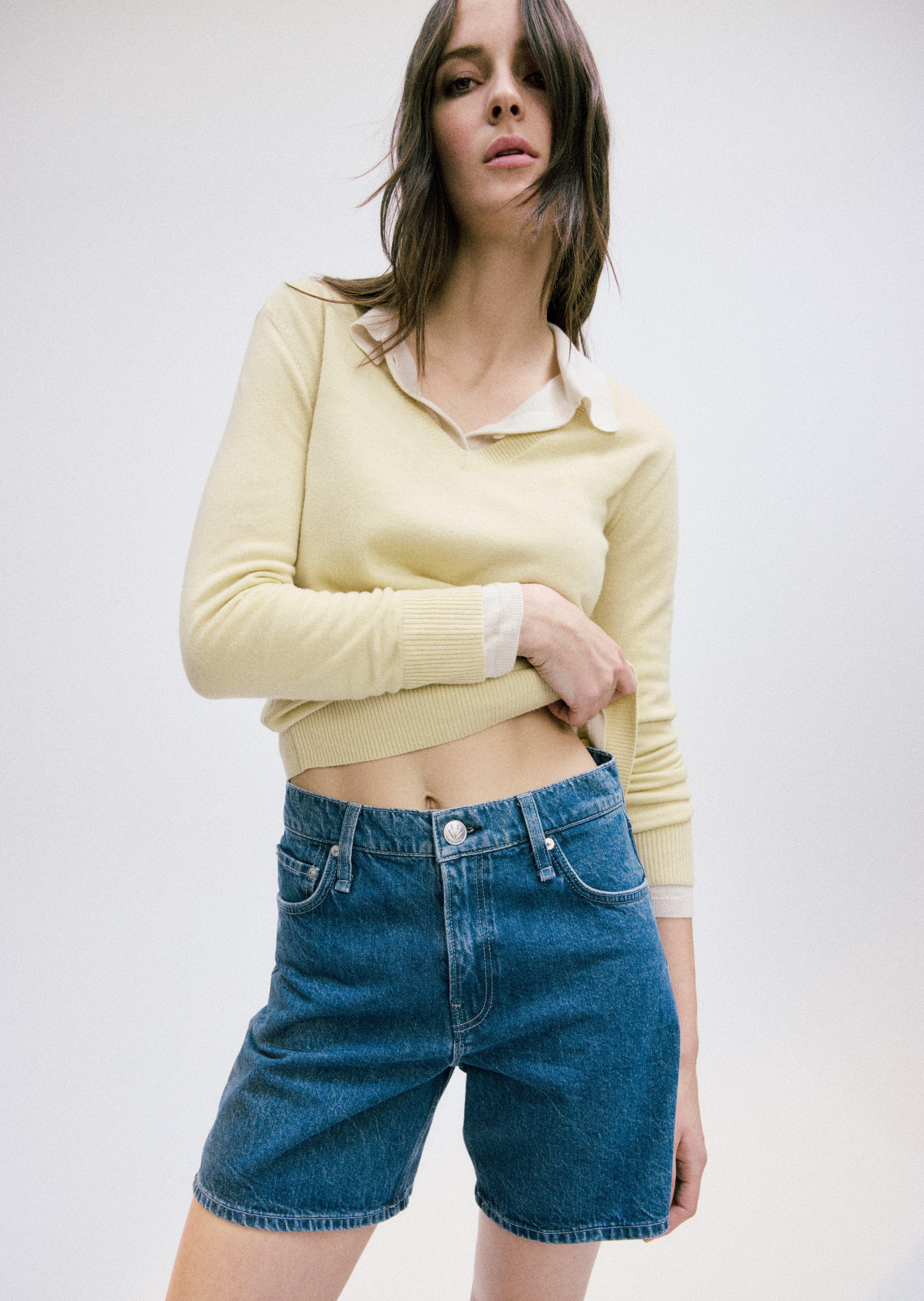 Anne Wool Polo Sweater image number 6