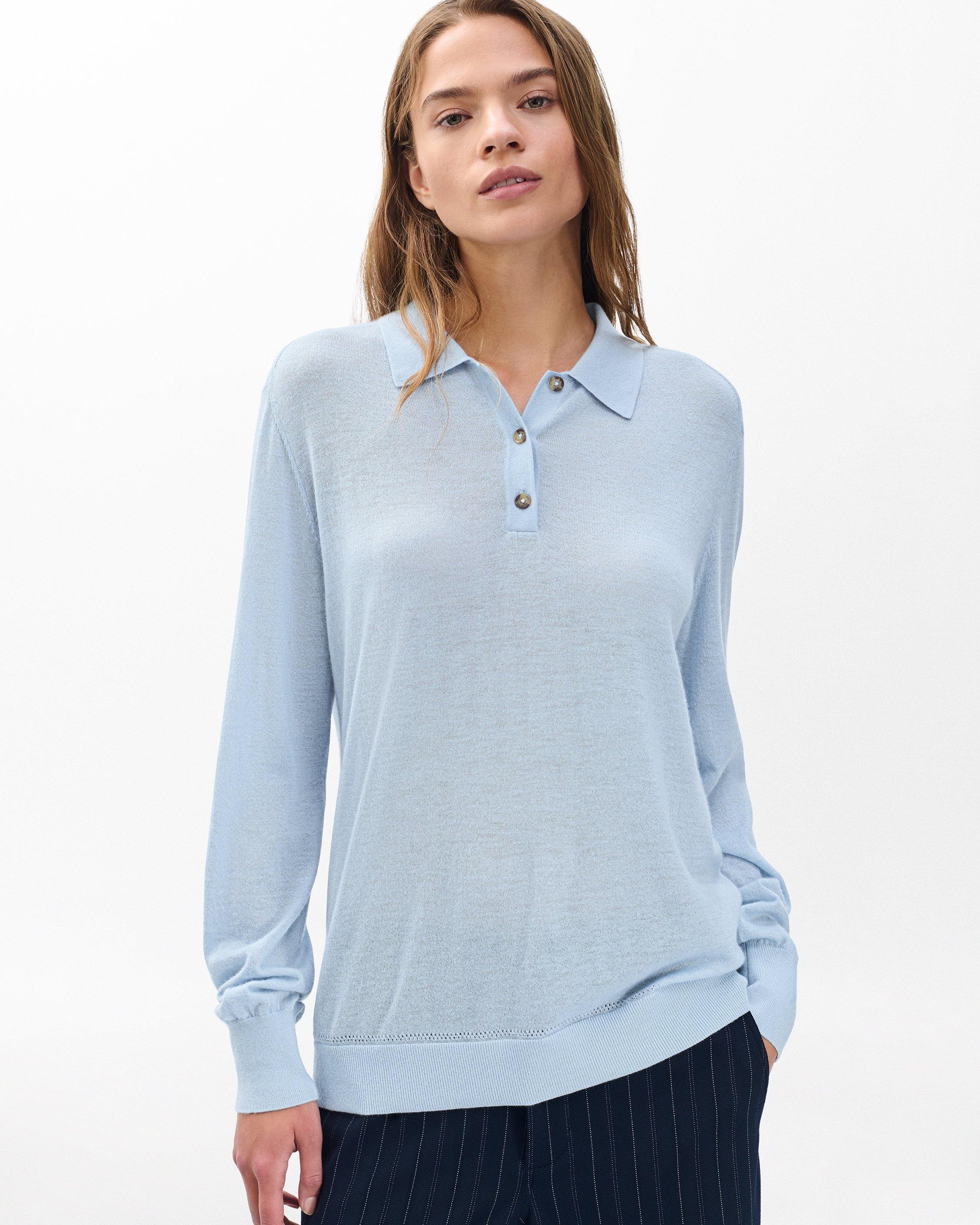 Adeline Lightweight Cashmere Polo - image 5