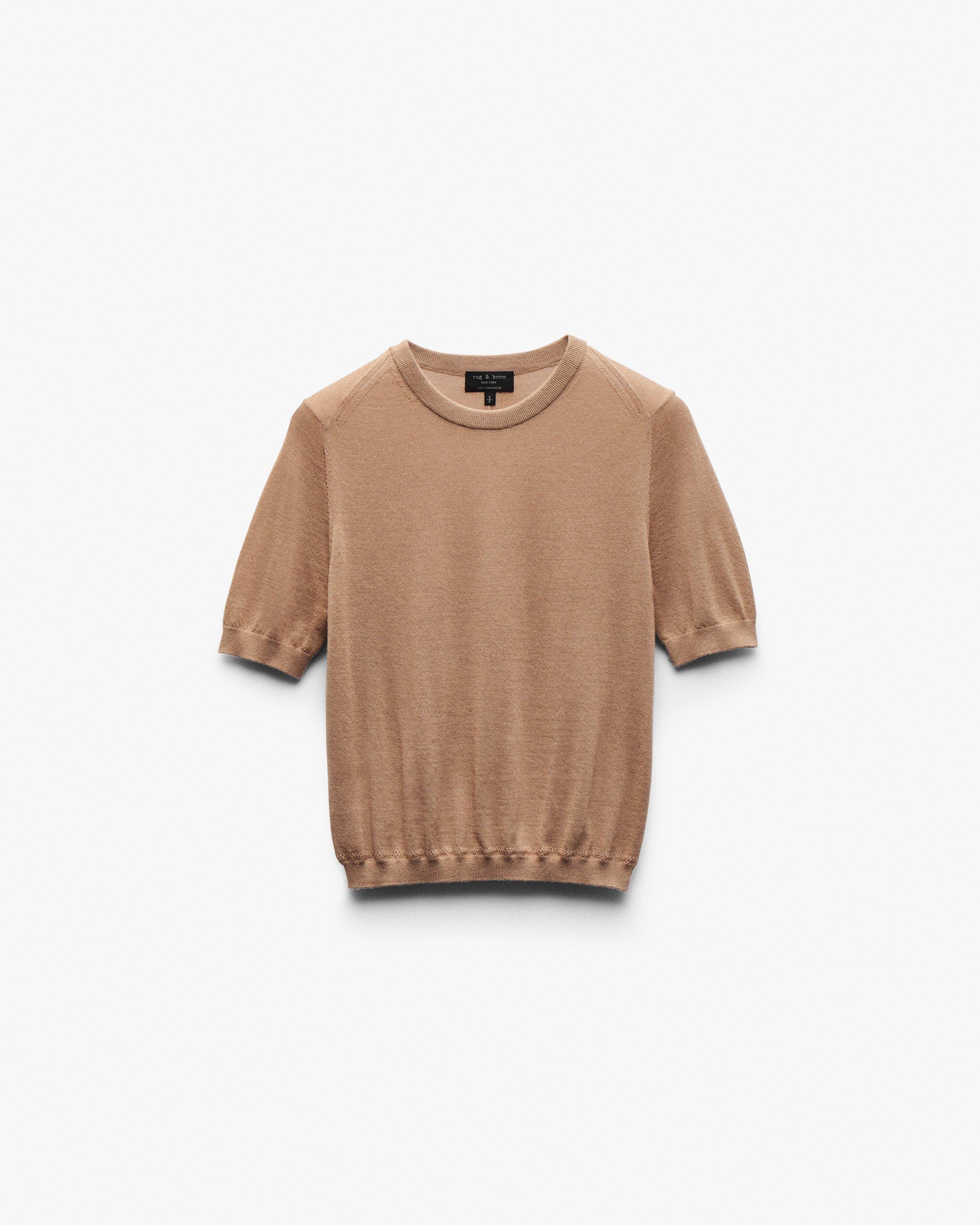 Adeline Lightweight Cashmere Tee image number 2