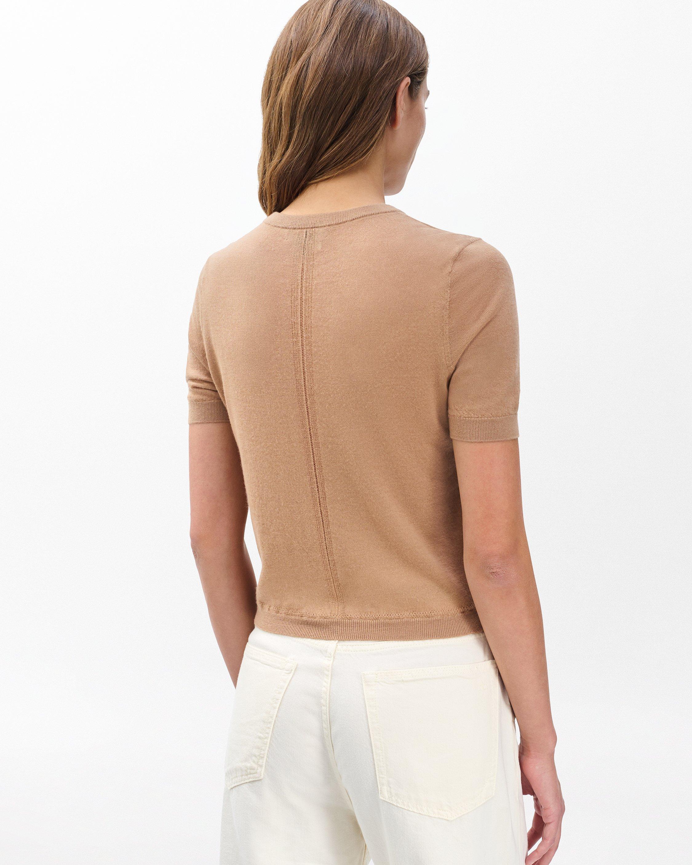 Adeline Lightweight Cashmere Tee image number 6