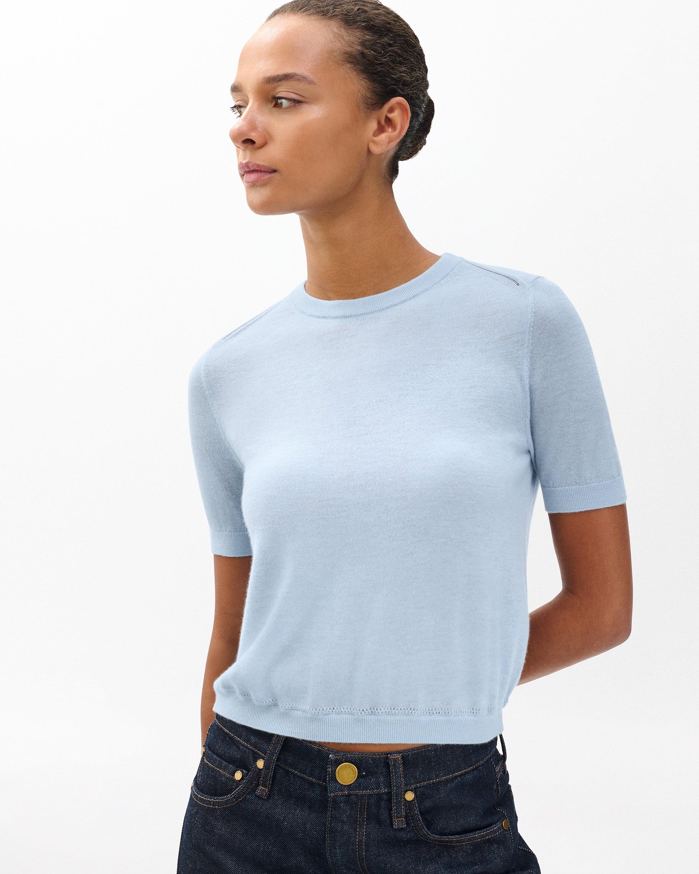Adeline Lightweight Cashmere Tee image number 1