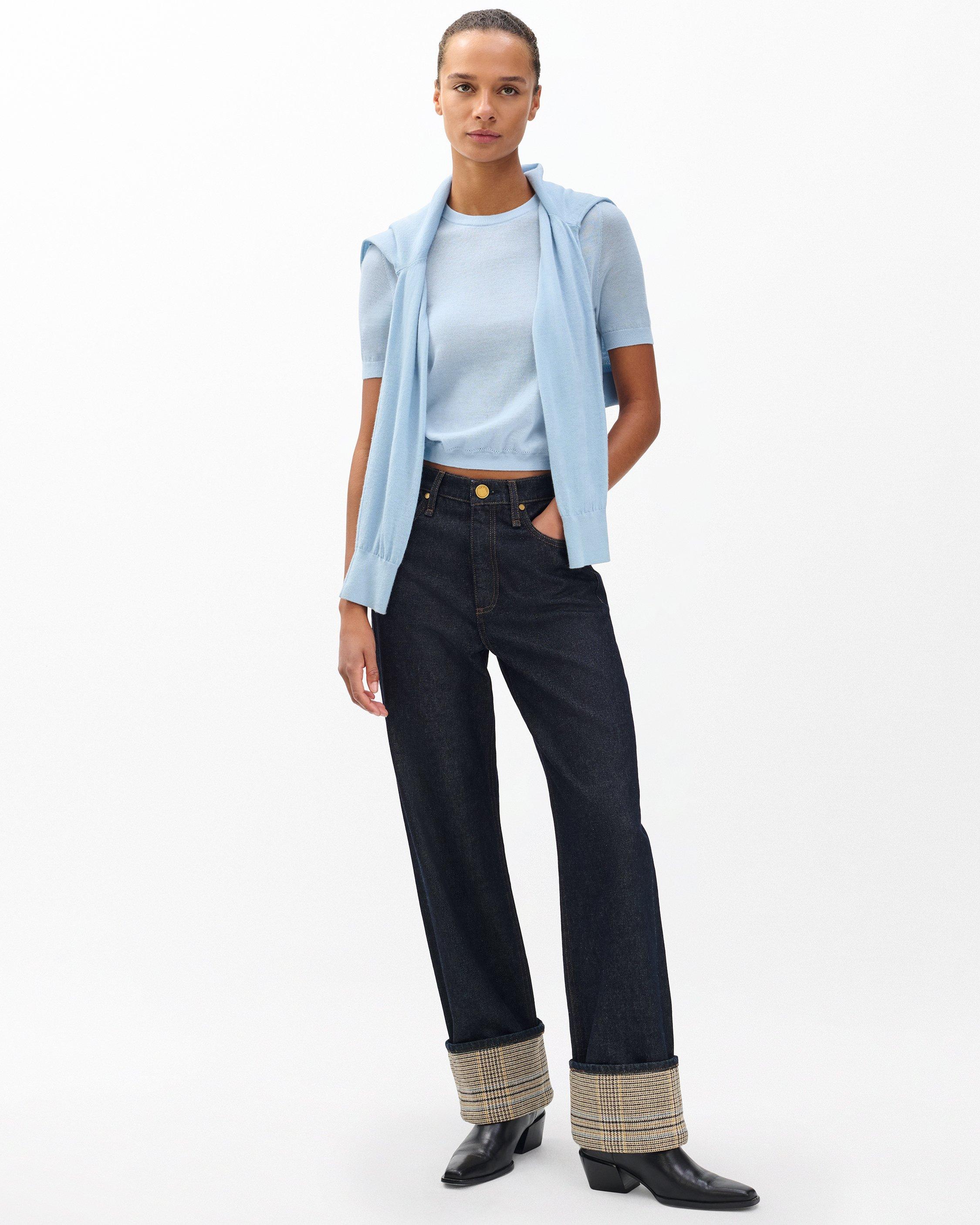 Adeline Lightweight Cashmere Tee image number 3