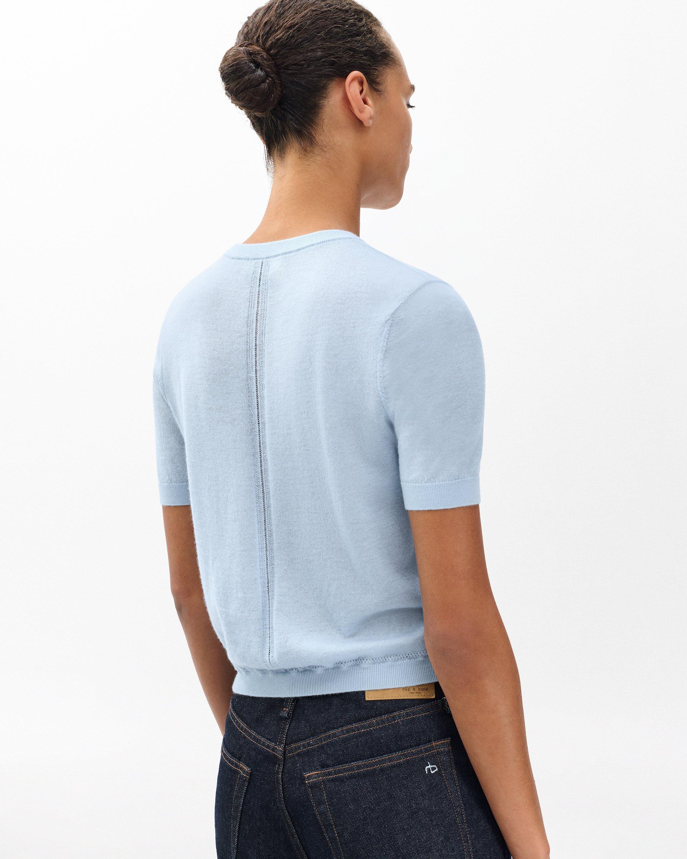 Adeline Lightweight Cashmere Tee image number 6