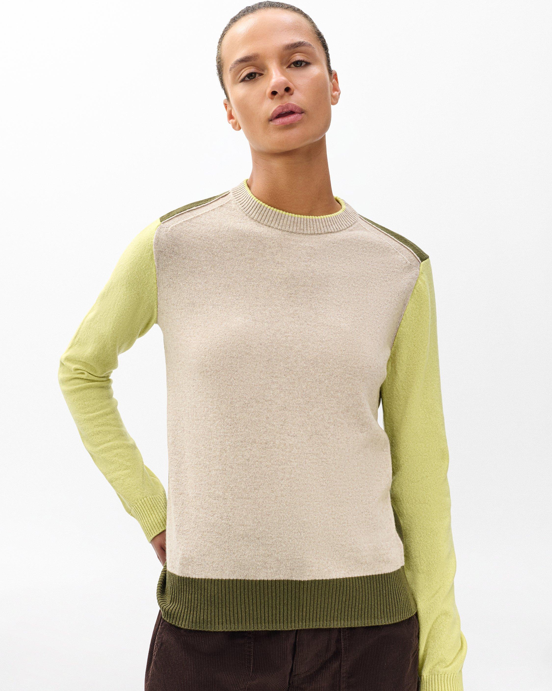Taron Colorblock Wool Sweater - image 4