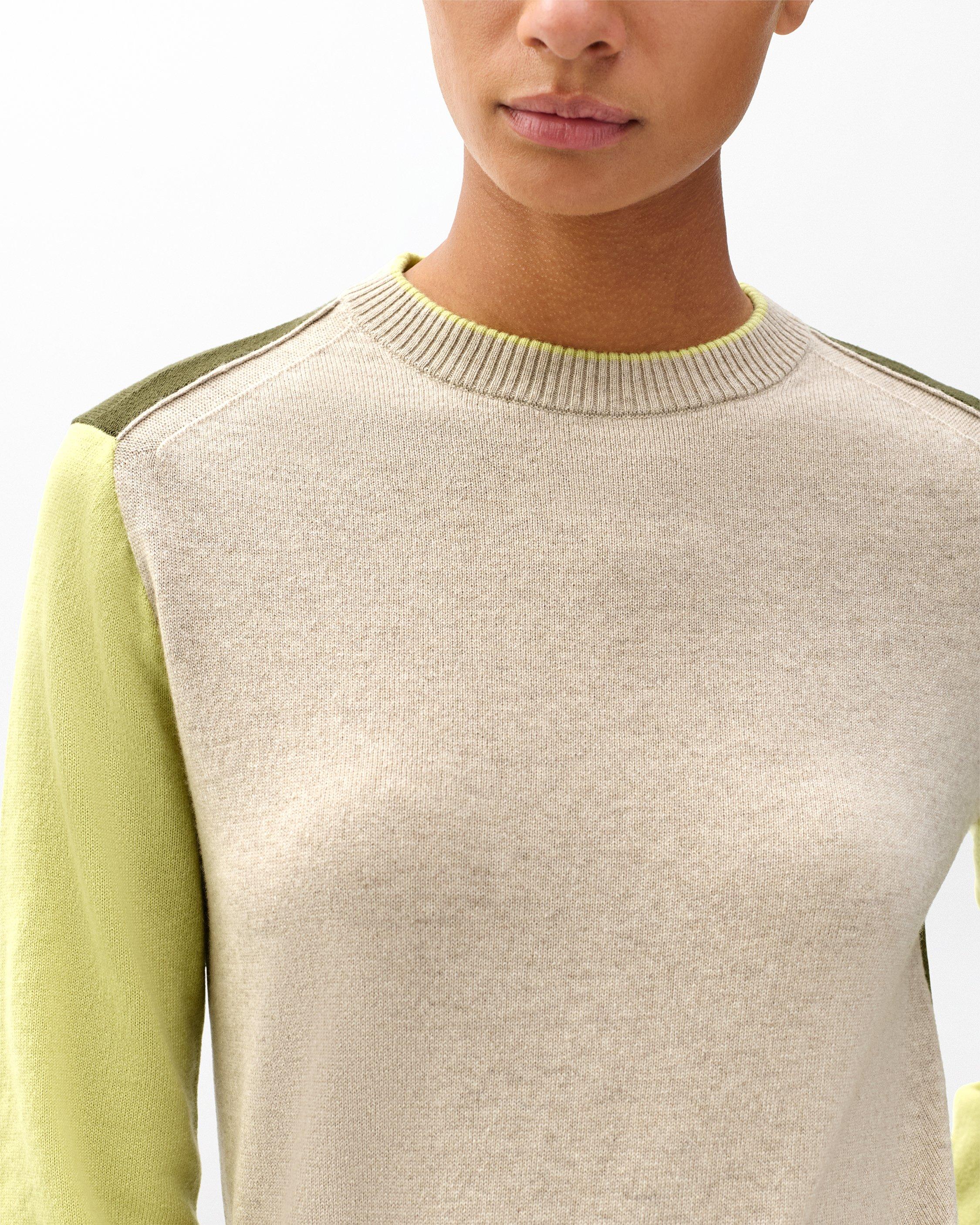 Taron Colorblock Wool Sweater - image 5