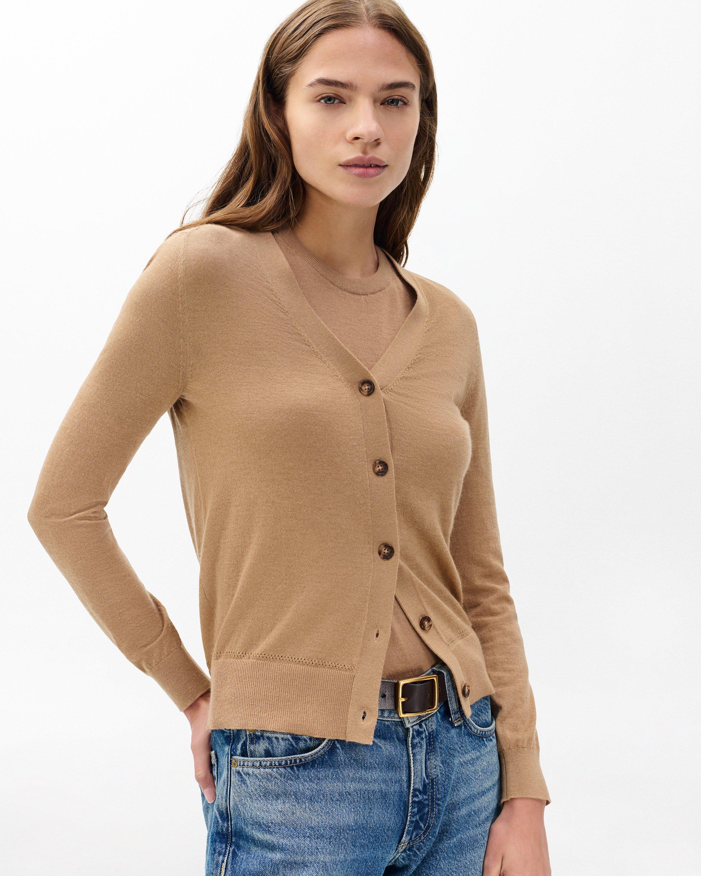 Adeline Lightweight Cashmere Cardigan image number 1