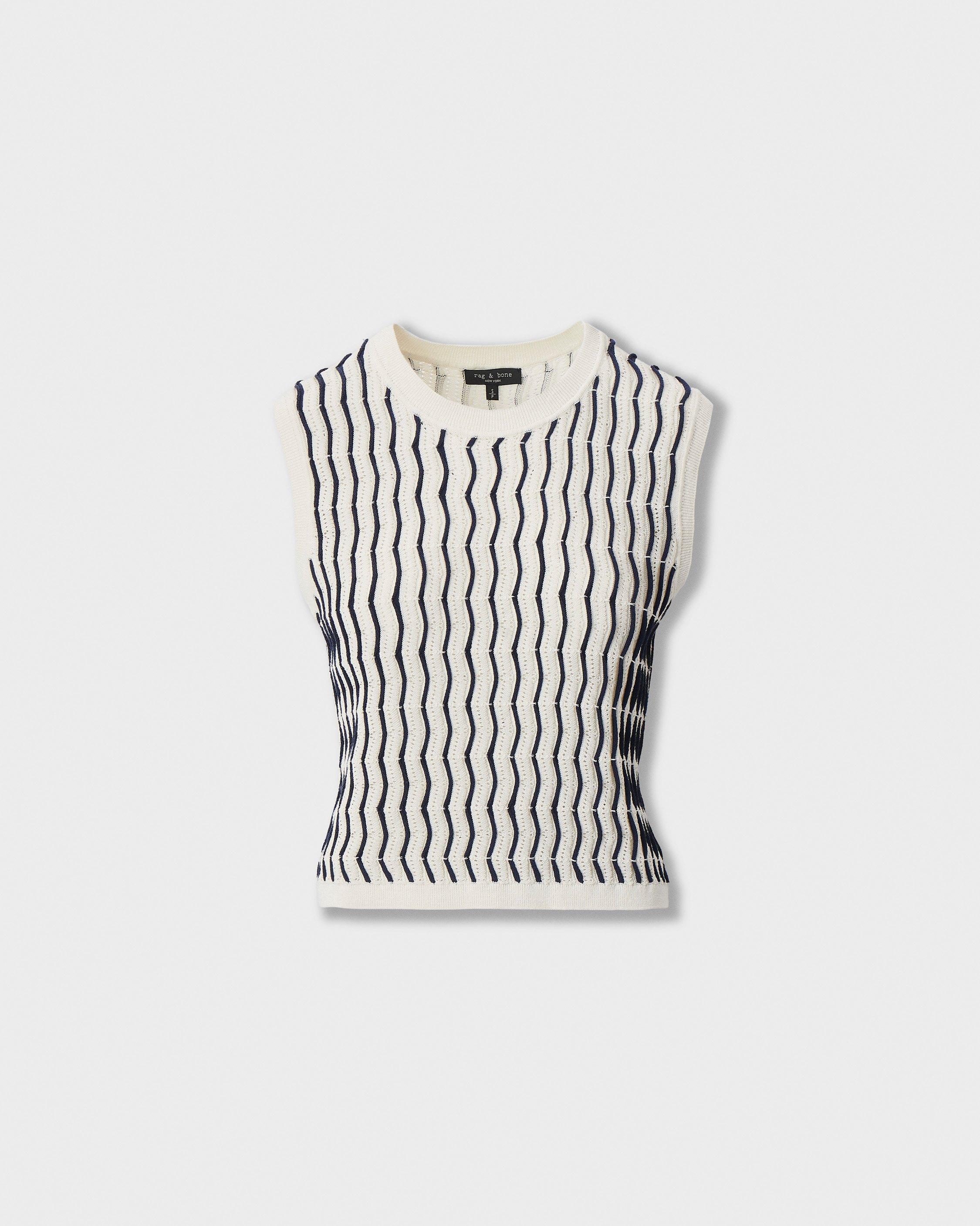 Leslie Striped Vest - image 2