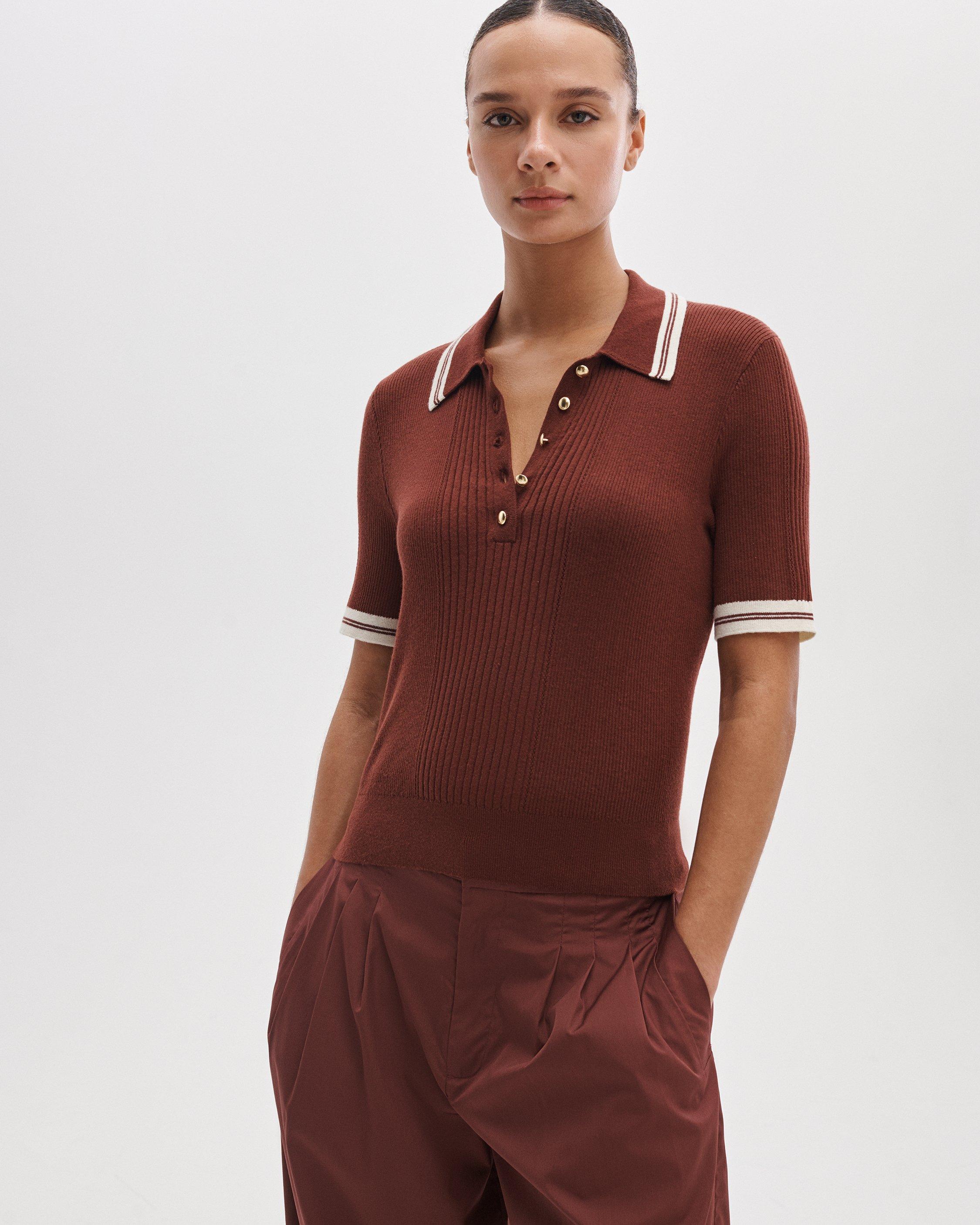 Laurie Knit Polo Shirt - image 4